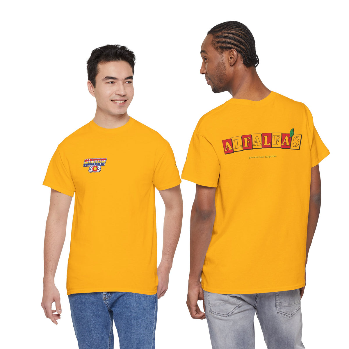 ALFALFA'S LOGO - vintage Denver gear