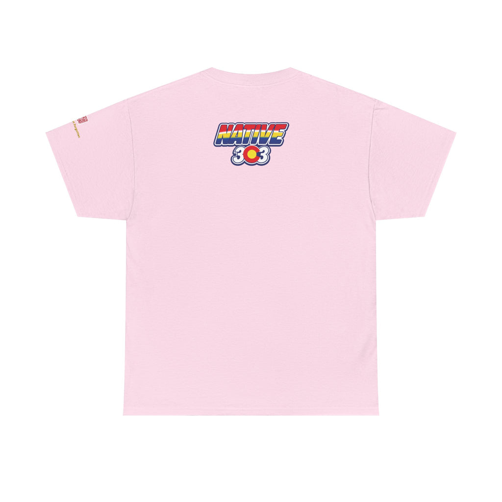 All-V's comic style design- vintage Denver gear