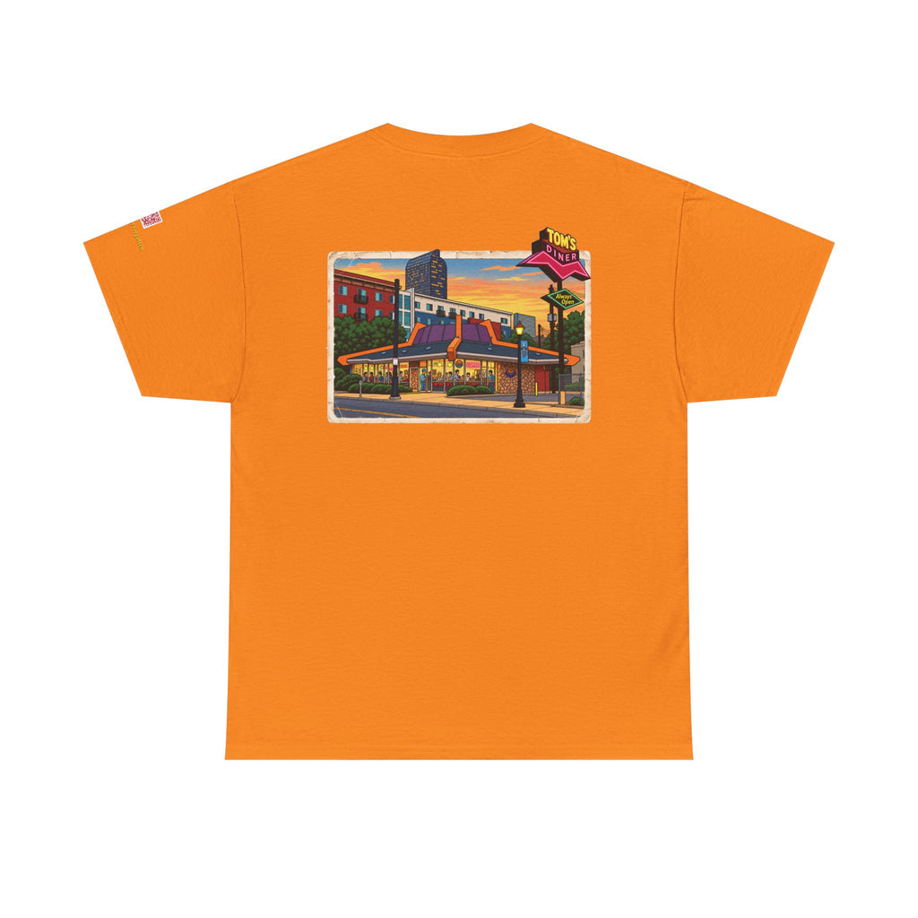 TOM'S DINER cartoon style - vintage Denver gear