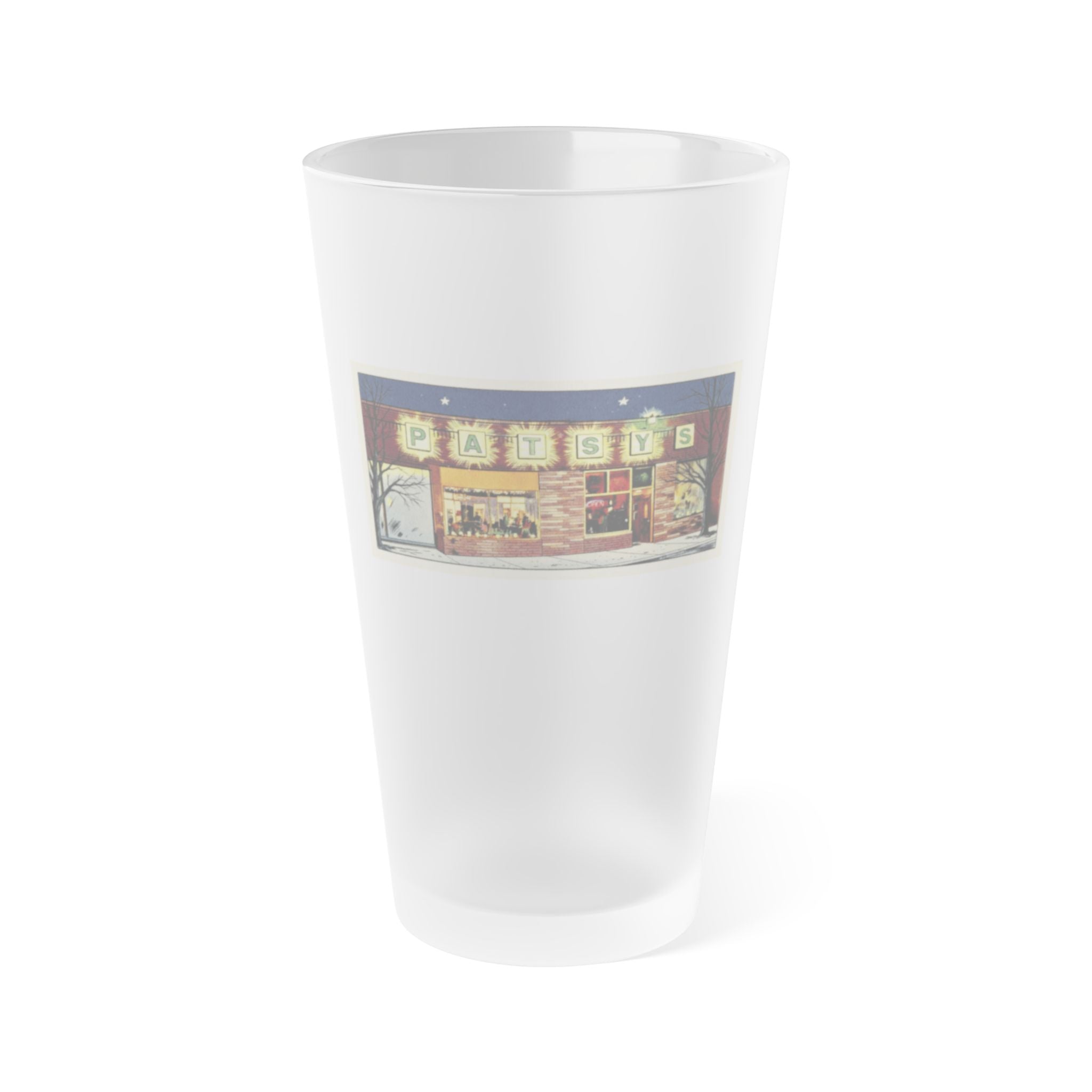PATSY'S | Frosted Pint Glass 16oz