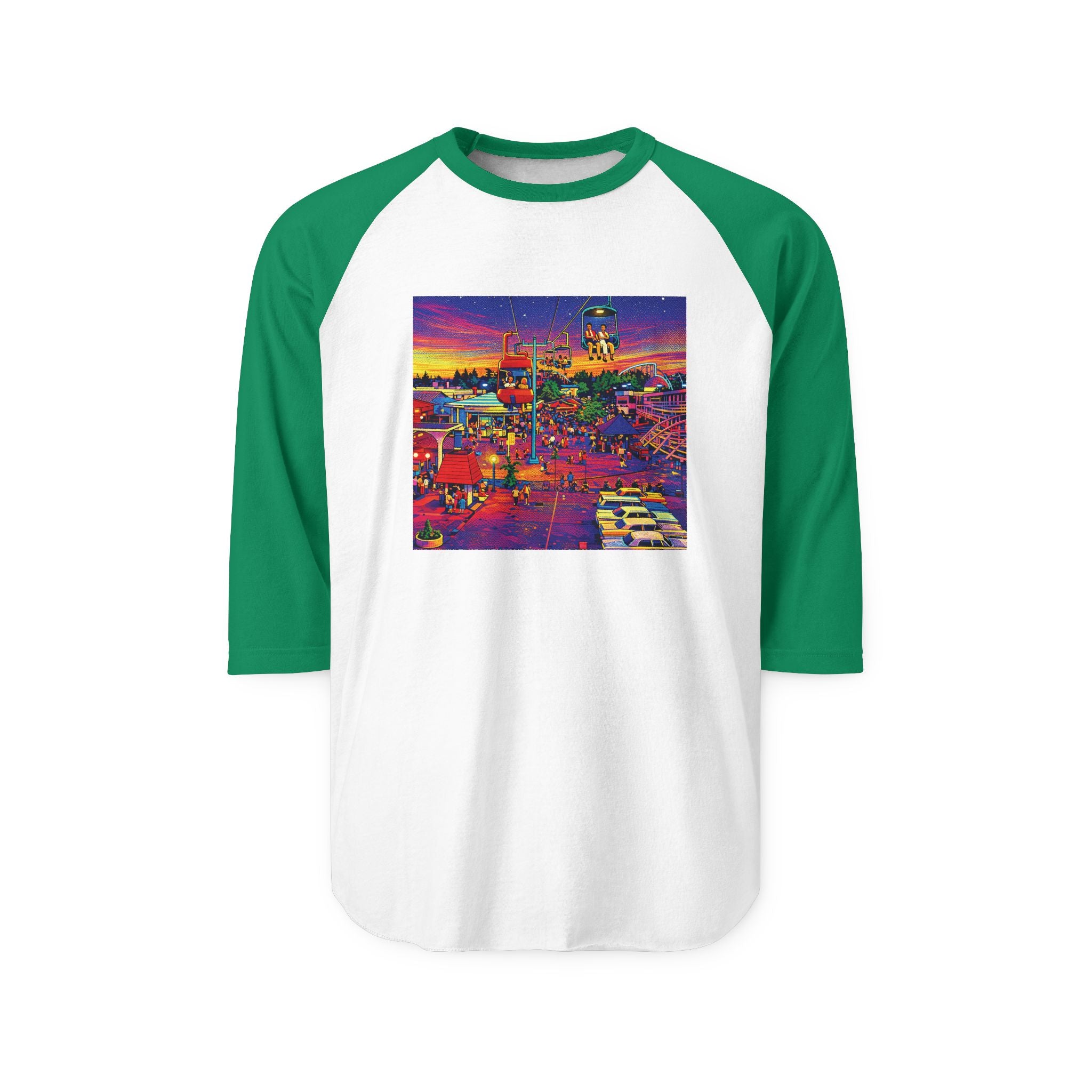 ELITCH GARDENS NEON POP ART | Retro Baseball Tee