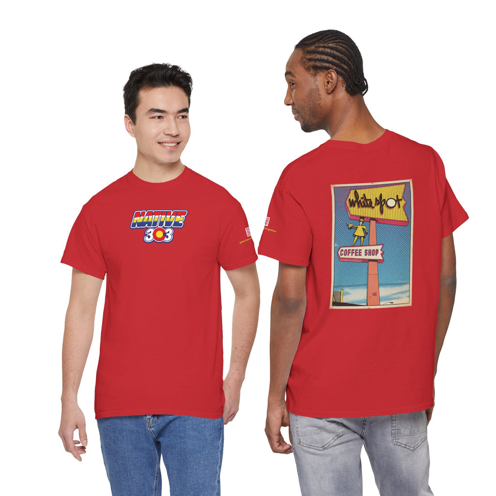 WHITE SPOT sign- Wear Colorado's Greatest Hits