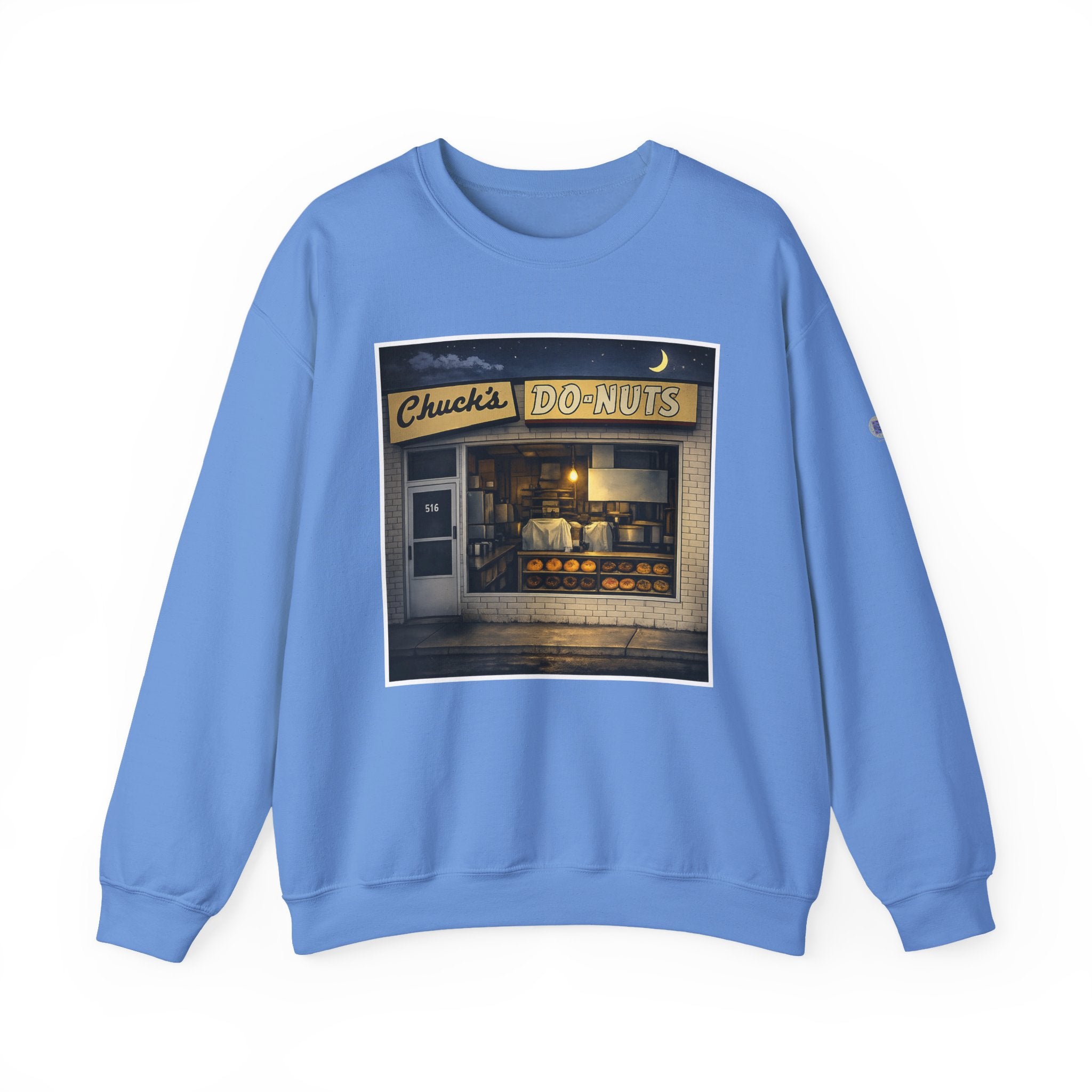 Chuck's Donuts nightscene | Native303 Sweatshirt