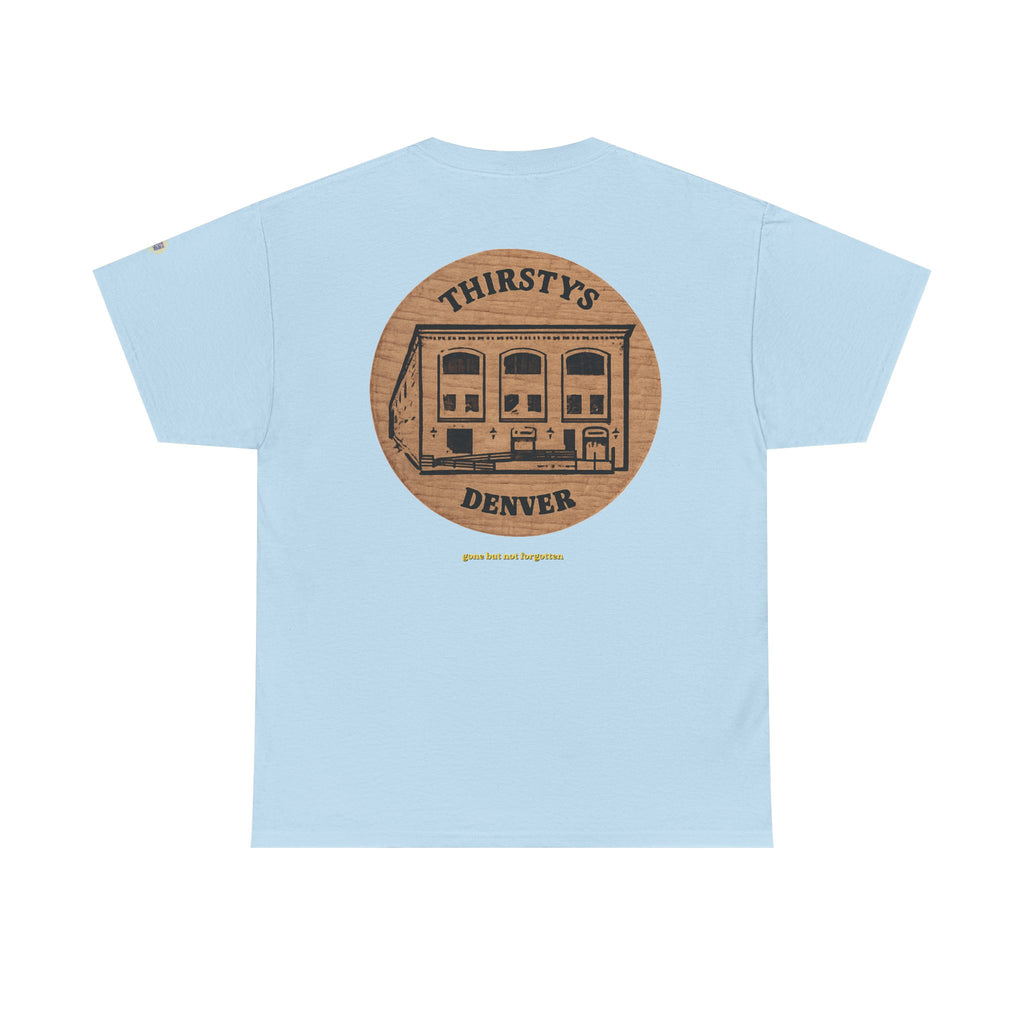 THIRSTY'S token - vintage Denver gear