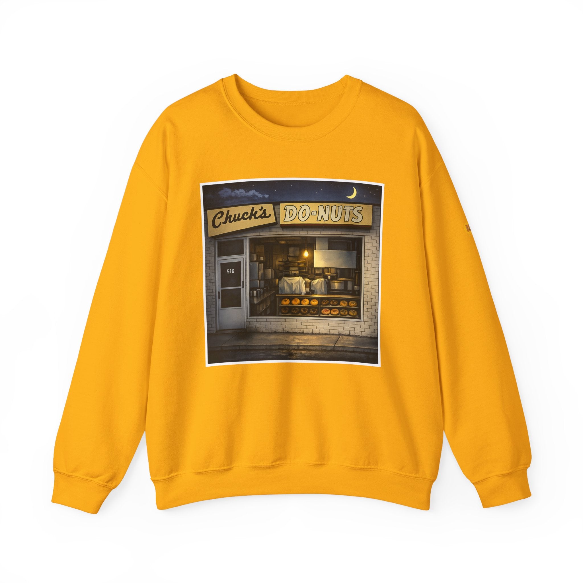 Chuck's Donuts nightscene | Native303 Sweatshirt