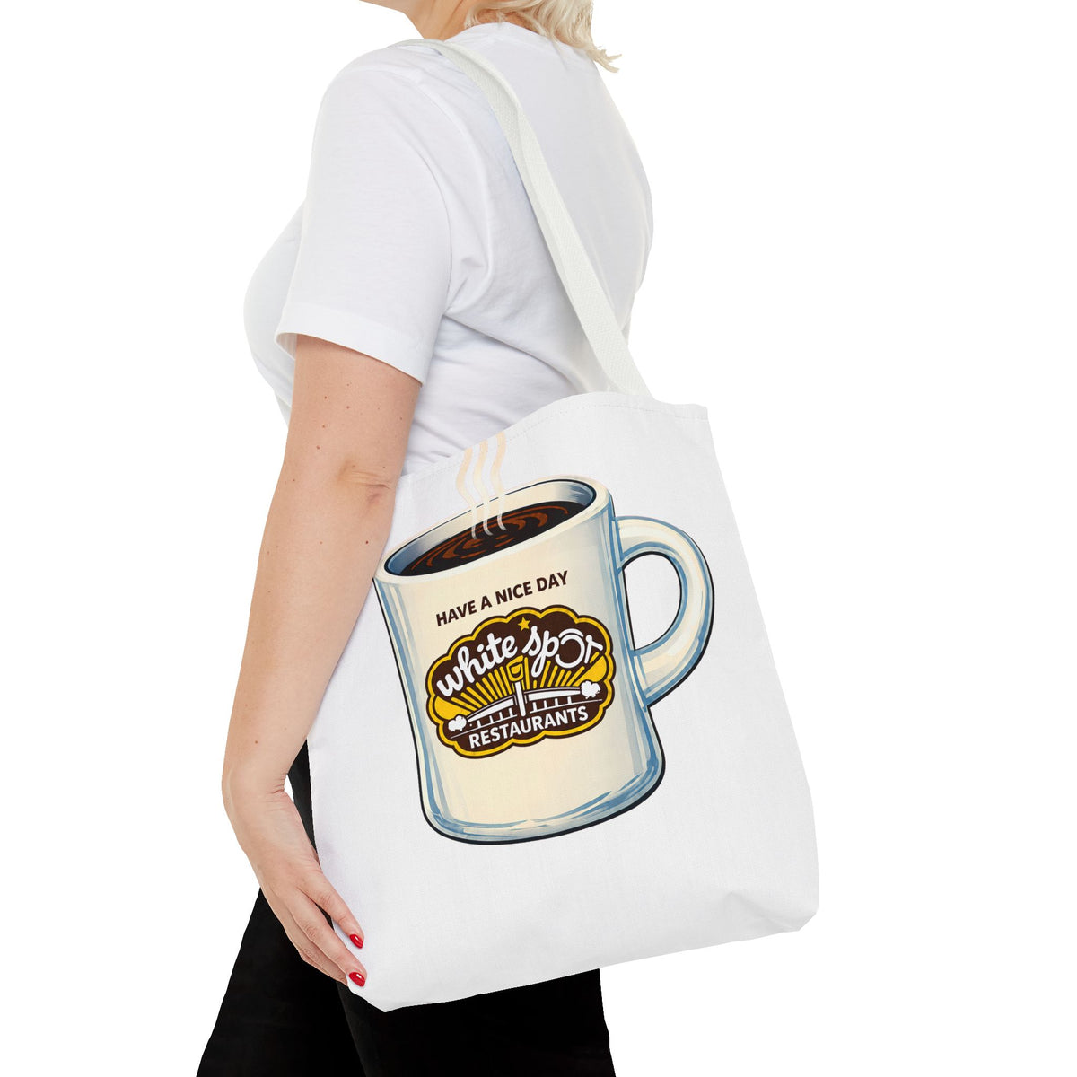 White Spot Mug Tote