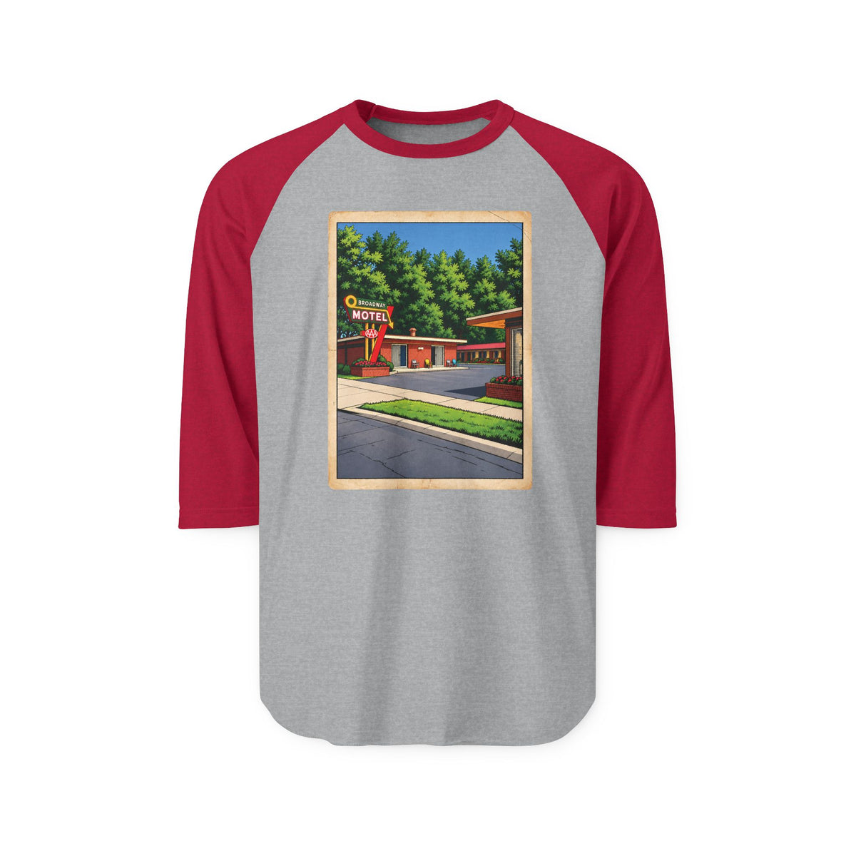 BROADWAY MOTEL | Retro Baseball Tee