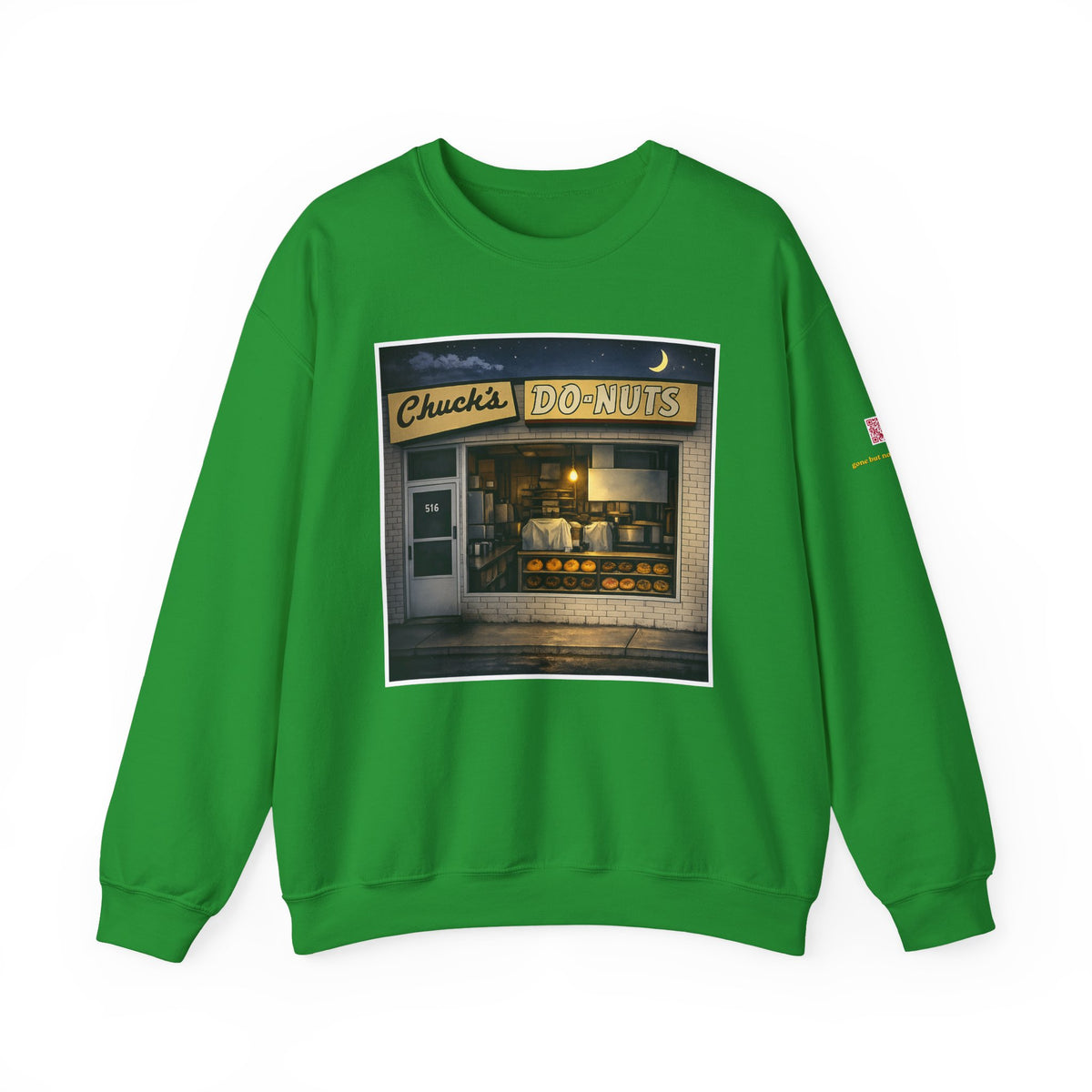 Chuck's Donuts nightscene | Native303 Sweatshirt