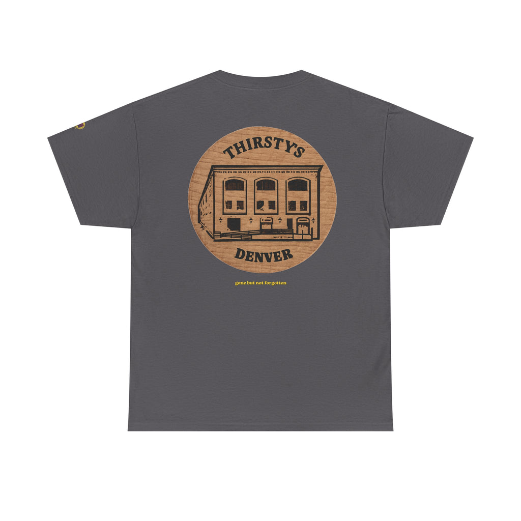 THIRSTY'S token - vintage Denver gear