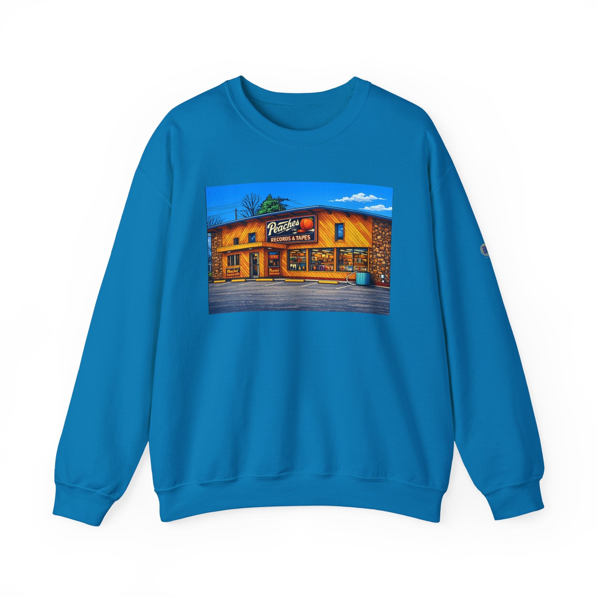 Peaches Records and Tapes (comic style)| Native303 Sweatshirt