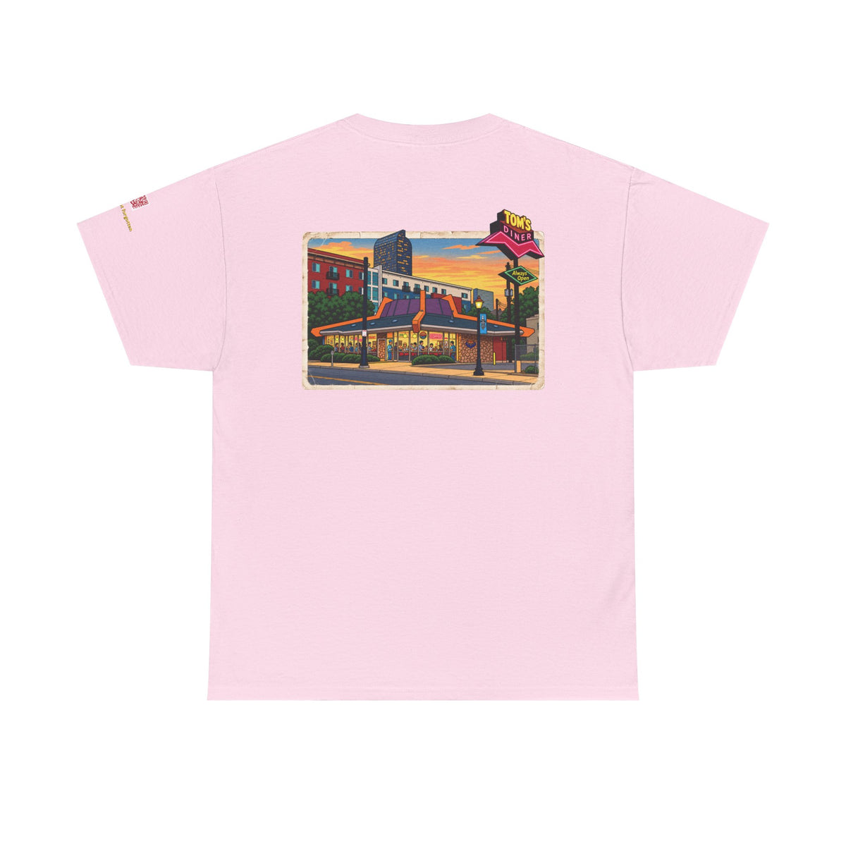 TOM'S DINER cartoon style - vintage Denver gear