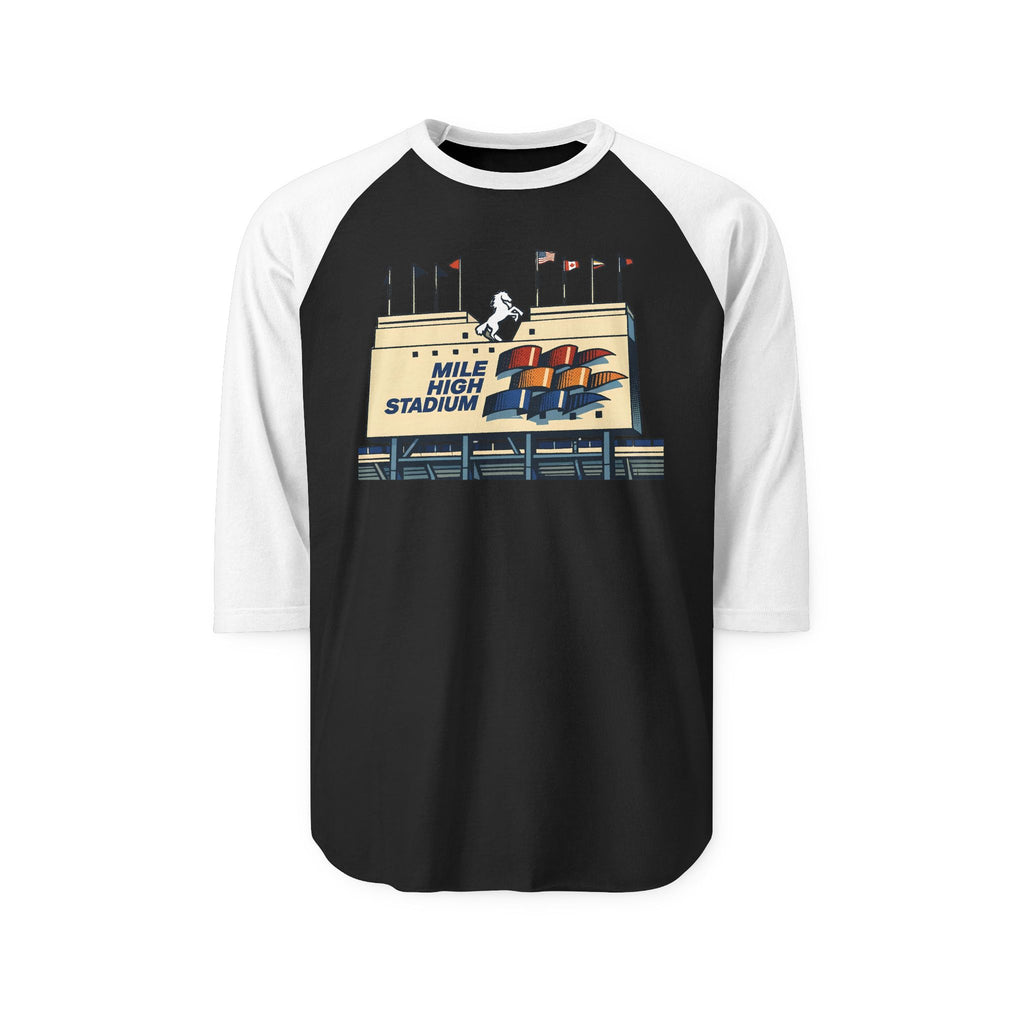 MILE HIGH STADIUM | Retro Baseball Tee