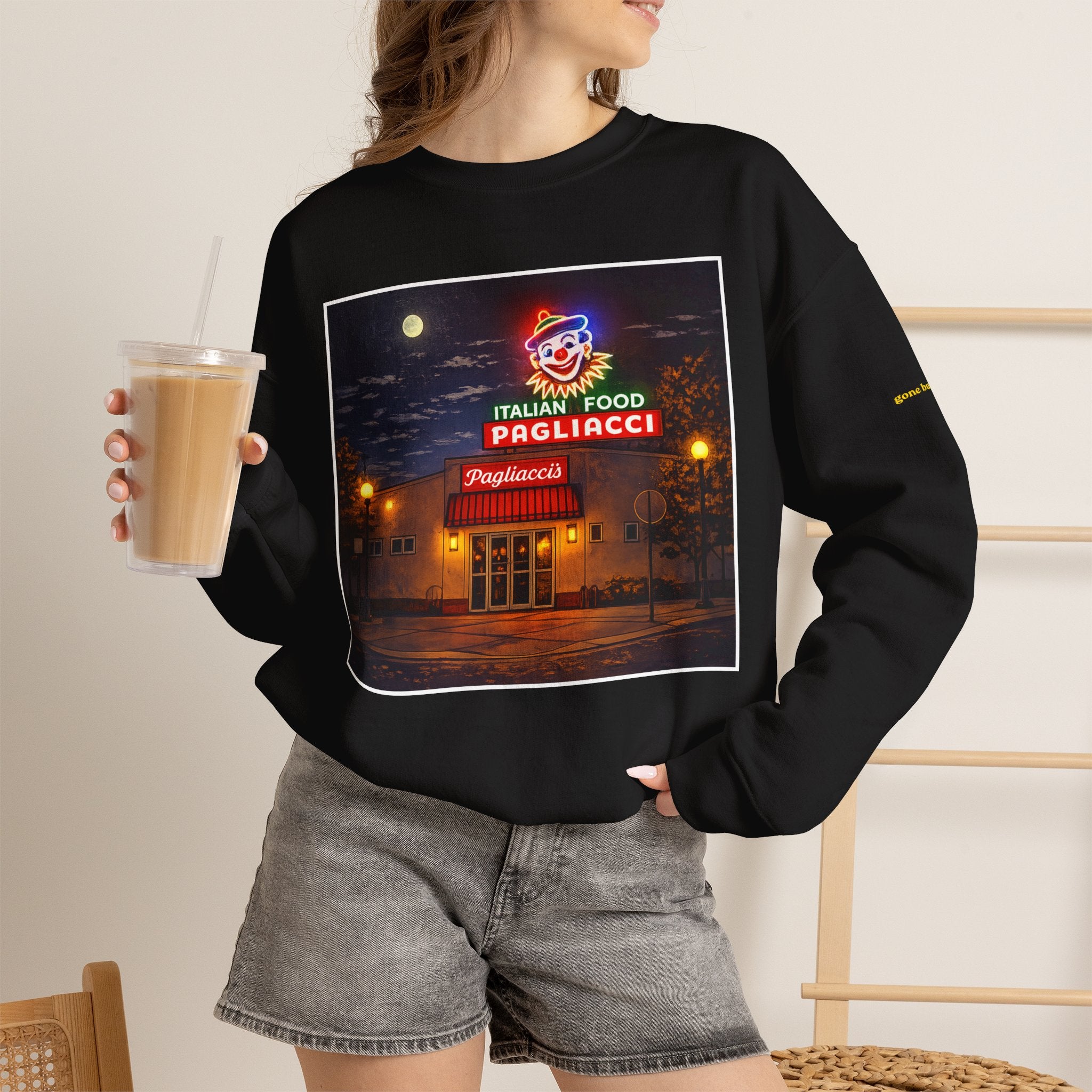 Pagliacci's night scene | Native303 Sweatshirt