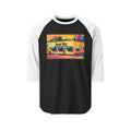 BONNIE BRAE NEON POP ART | Retro Baseball Tee