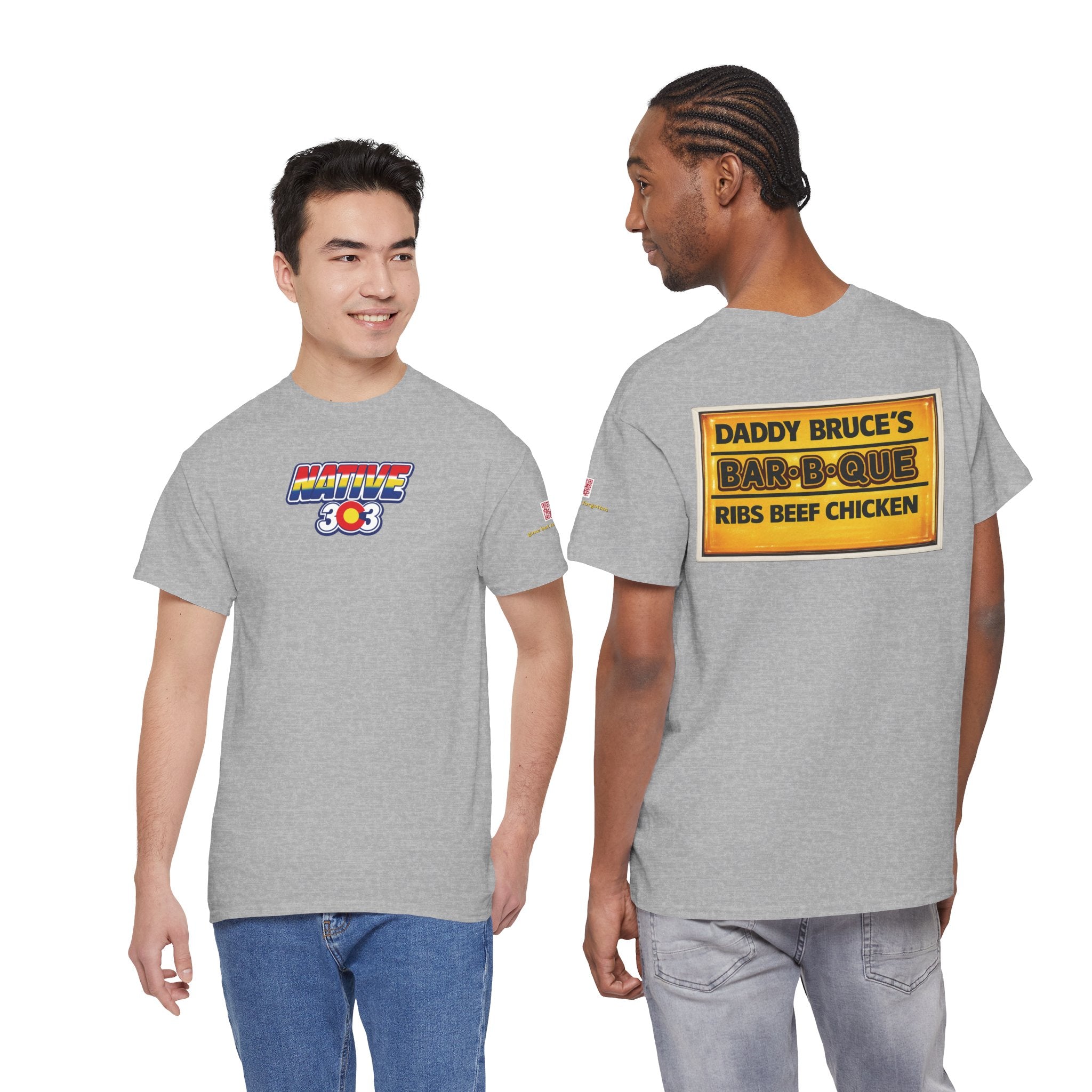 DADDY BRUCE'S BAR B QUE - vintage Denver gear