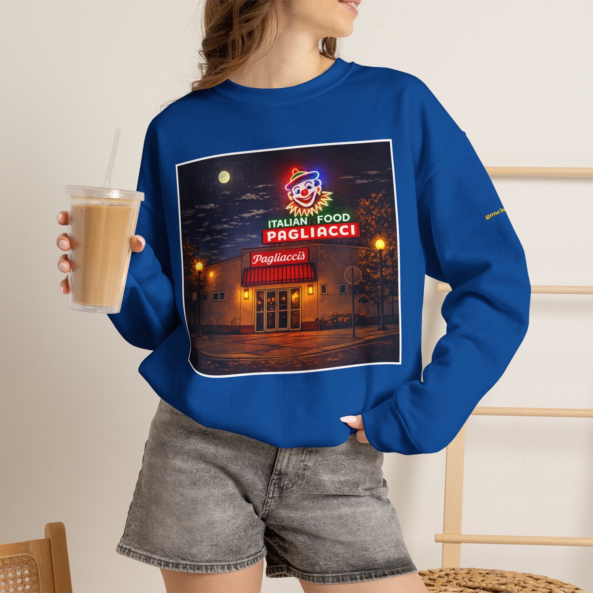 Pagliacci's night scene | Native303 Sweatshirt