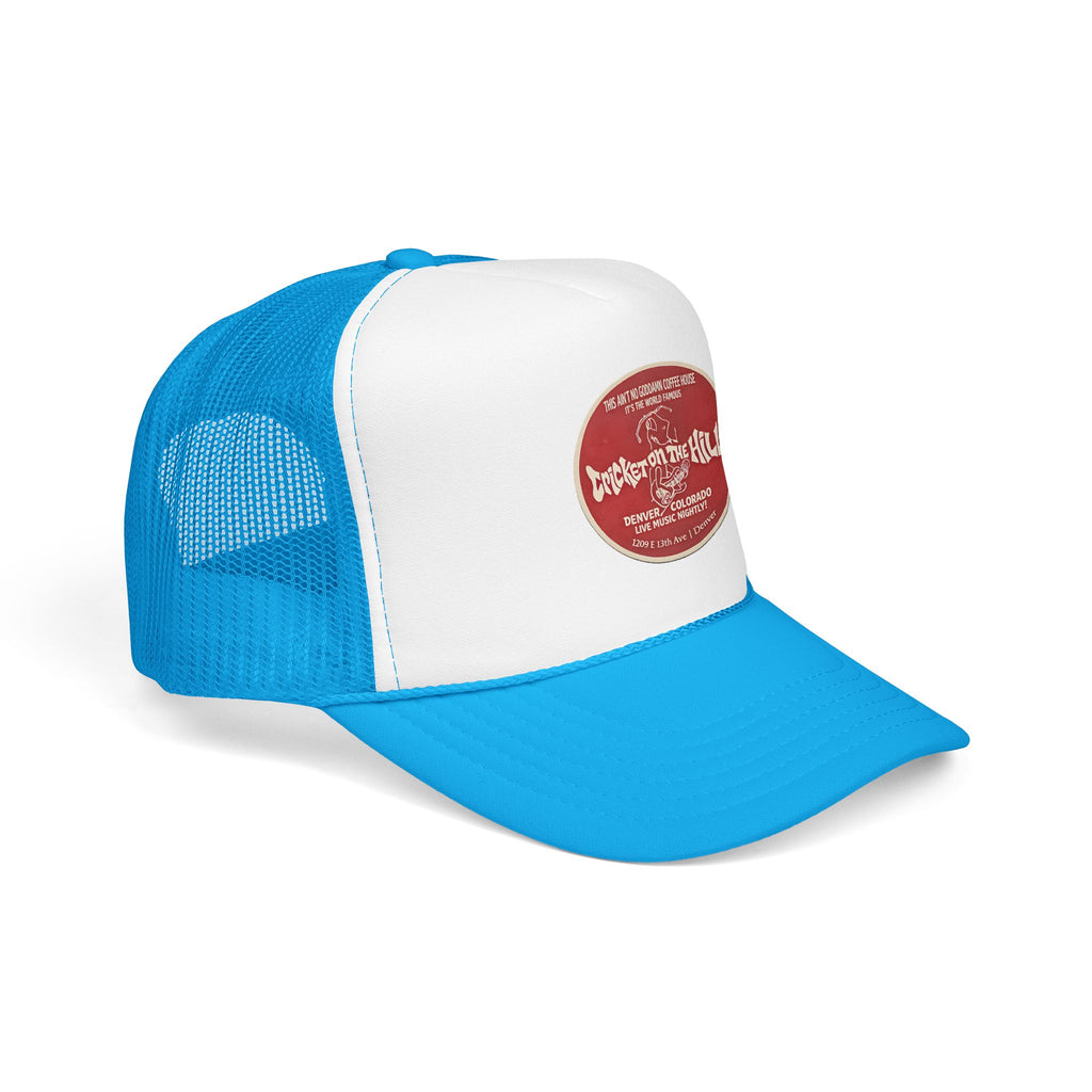Cricket on the Hill Trucker Hat — Vintage Sailboat Foam Cap