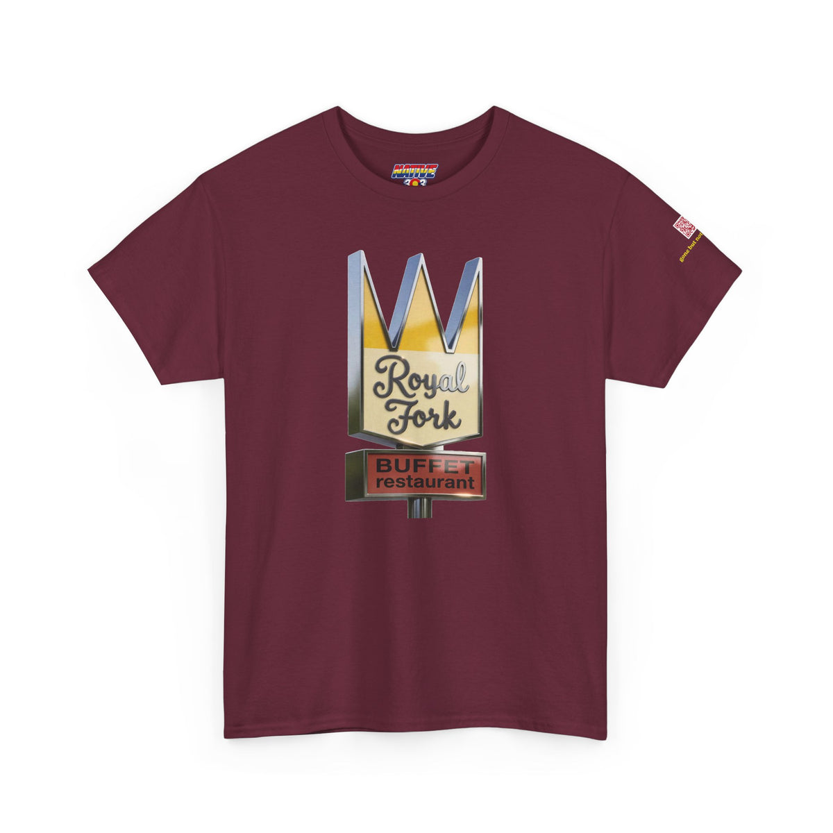 Royal Fork restaurant pop-art design - vintage Denver gear