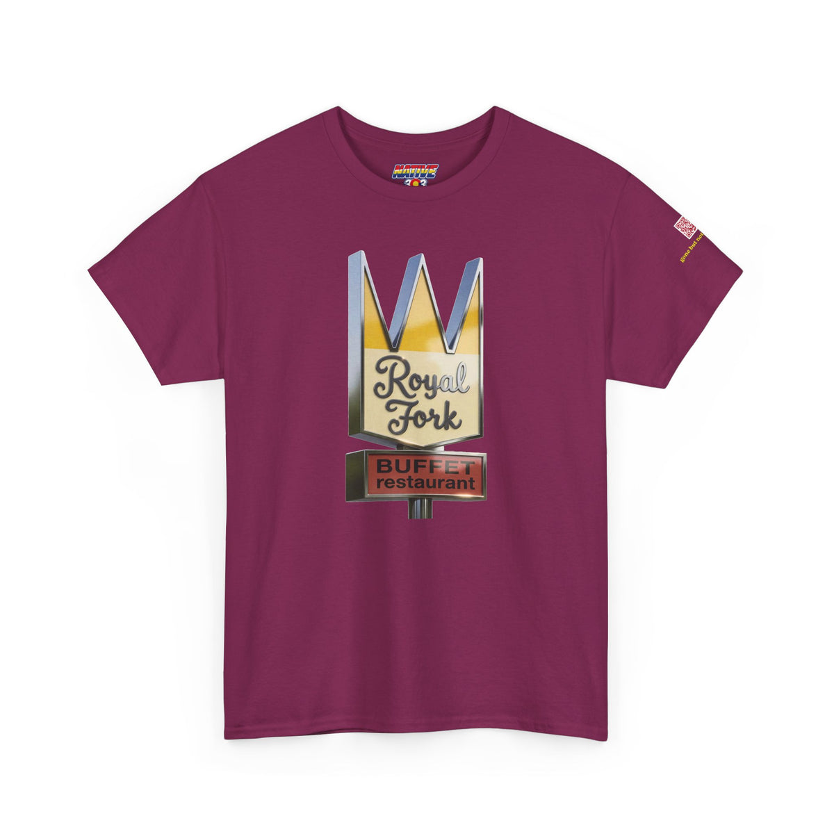 Royal Fork restaurant pop-art design - vintage Denver gear