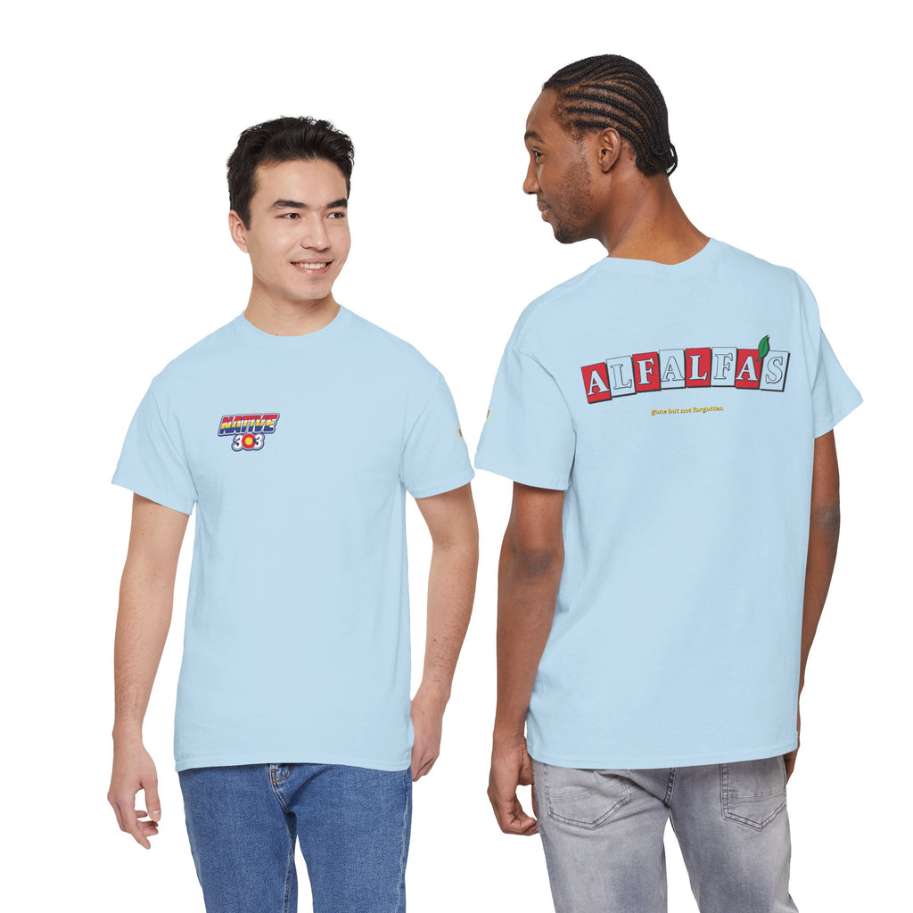 ALFALFA'S LOGO - vintage Denver gear