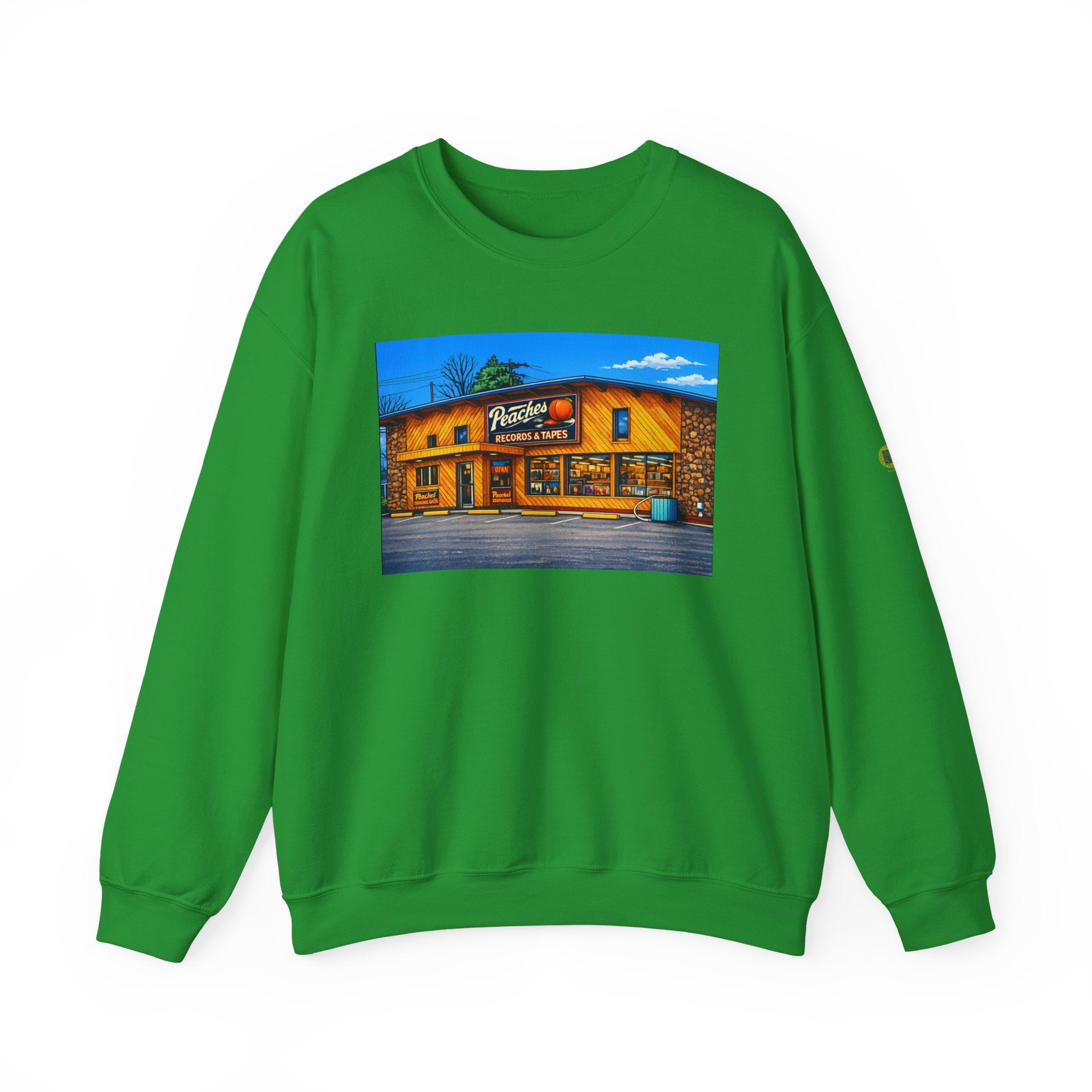 Peaches Records and Tapes (comic style)| Native303 Sweatshirt