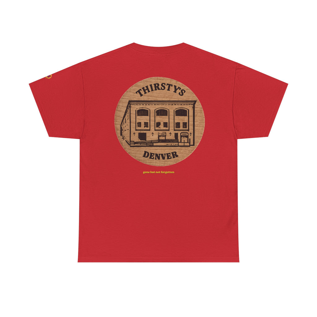 THIRSTY'S token - vintage Denver gear