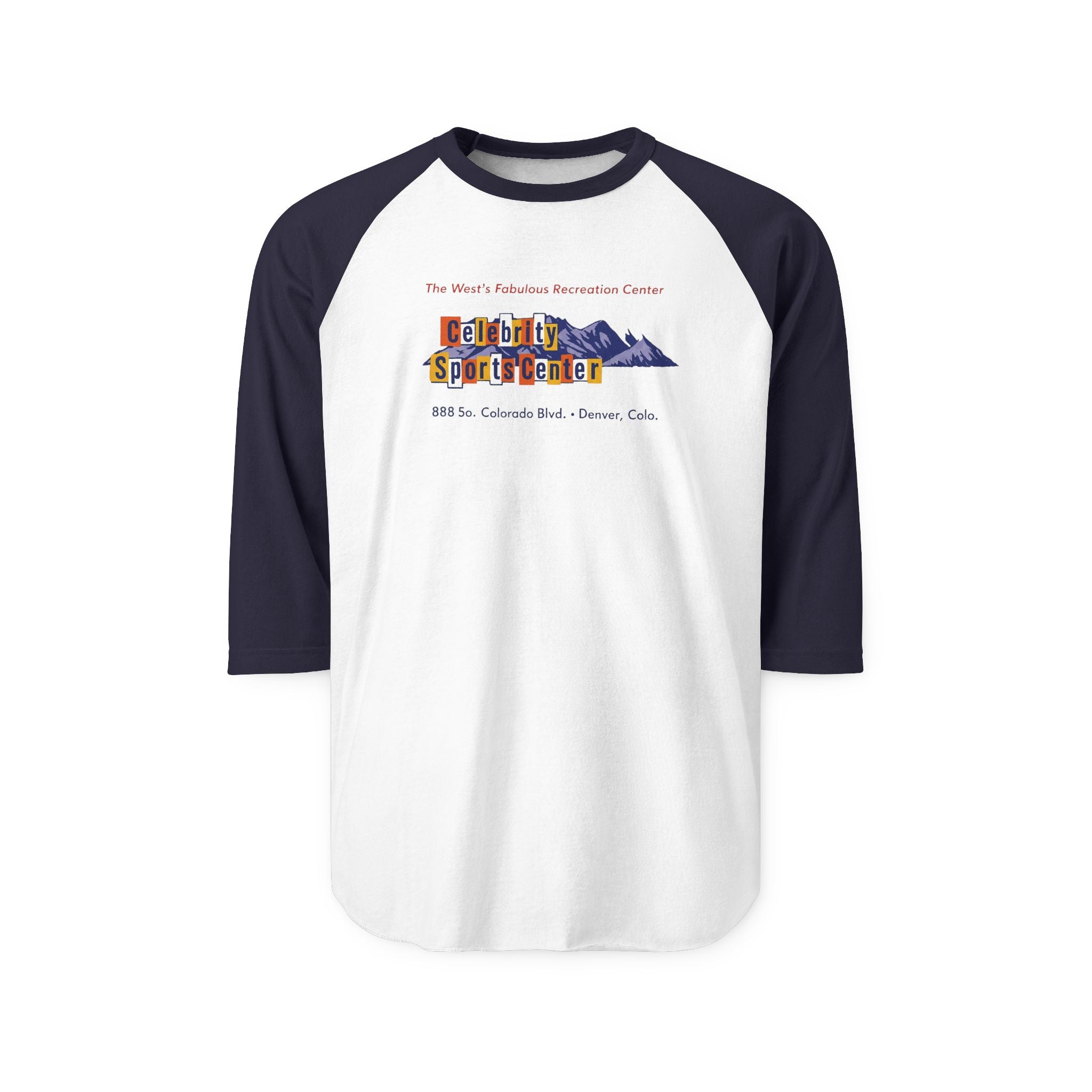 CELEBRITY SPORTS CENTER | Retro Baseball Tee