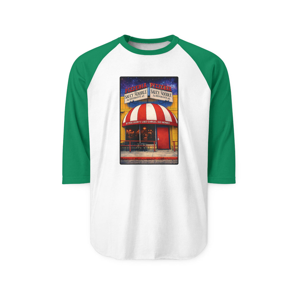 SAUCY NOODLE | Retro Baseball Tee
