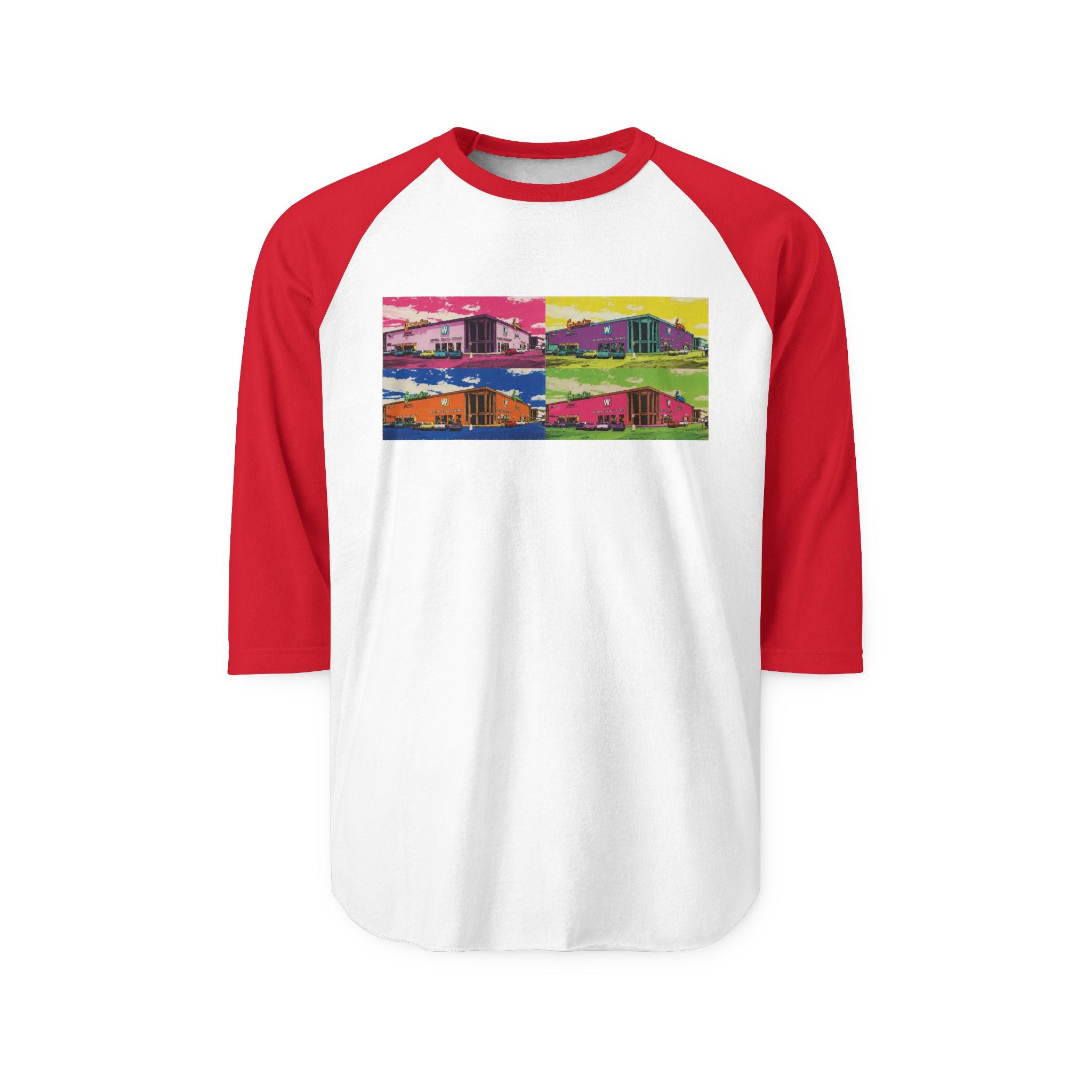 CINDERELLA CITY MALL COLLAGE | Retro Baseball Tee