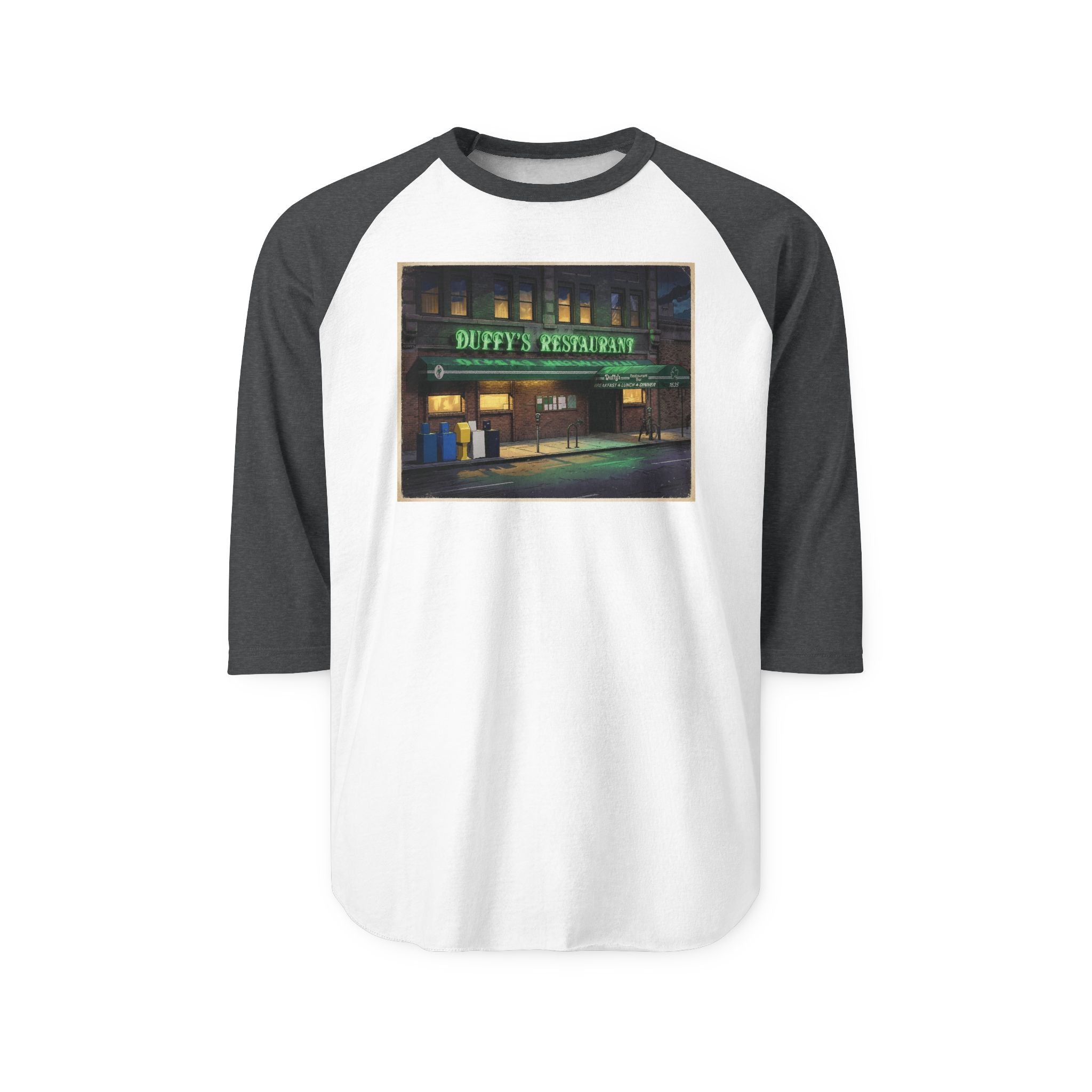 Duffy's Restaurant | Retro Baseball Tee