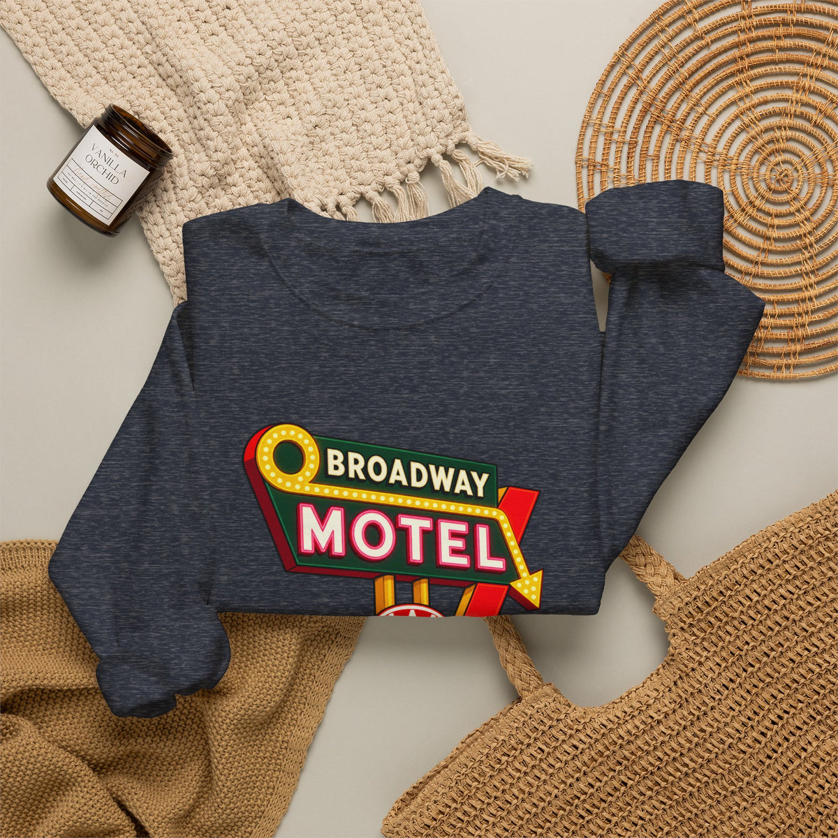 Broadway Motel sign | Native303 Sweatshirt