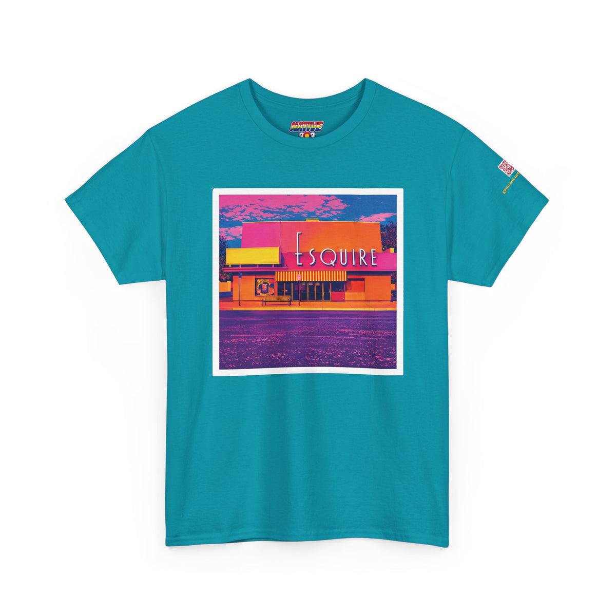Esquire Theater neon pop art - vintage Denver gear