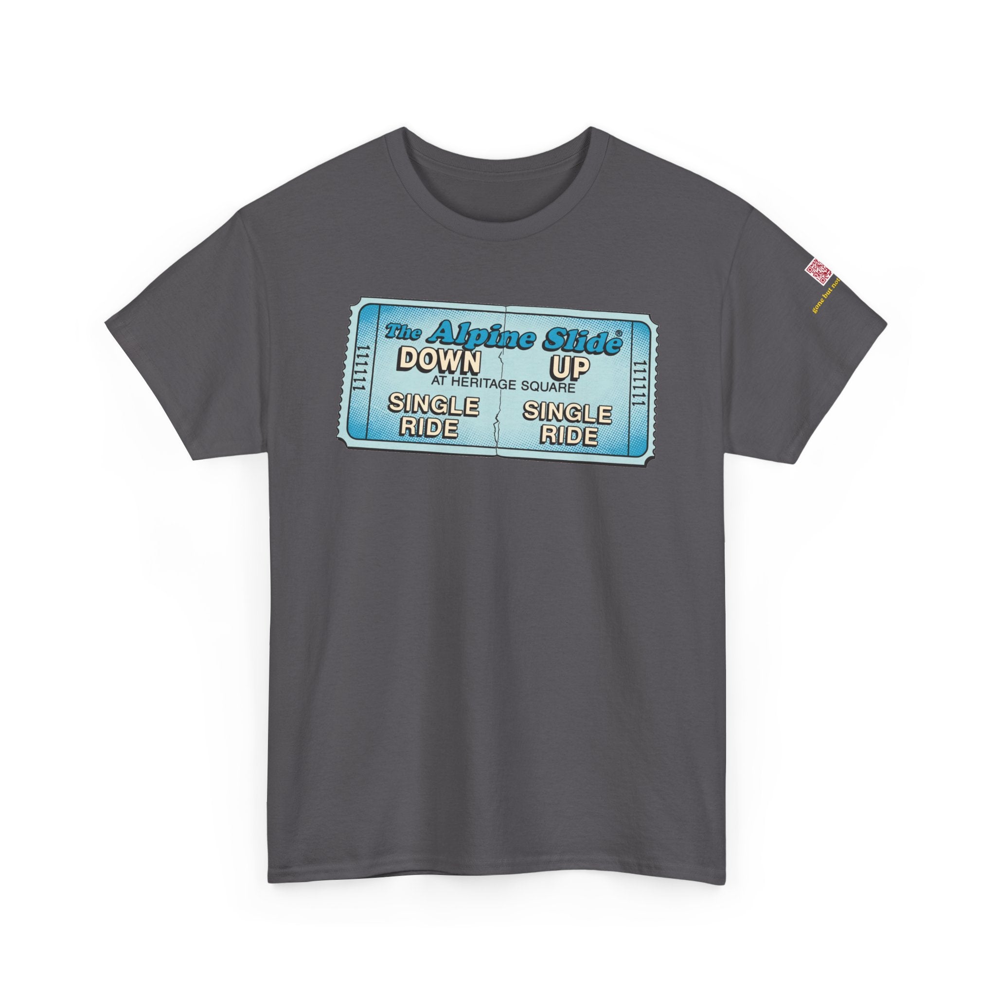 Alpine Slide comic style design- vintage Denver gear