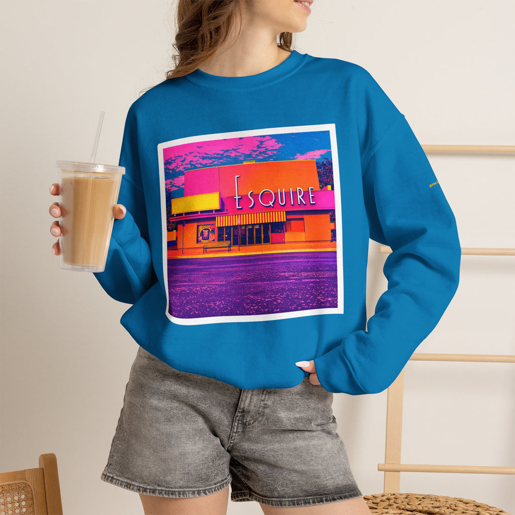 Esquire Theater (pop-art style)| Native303 Sweatshirt