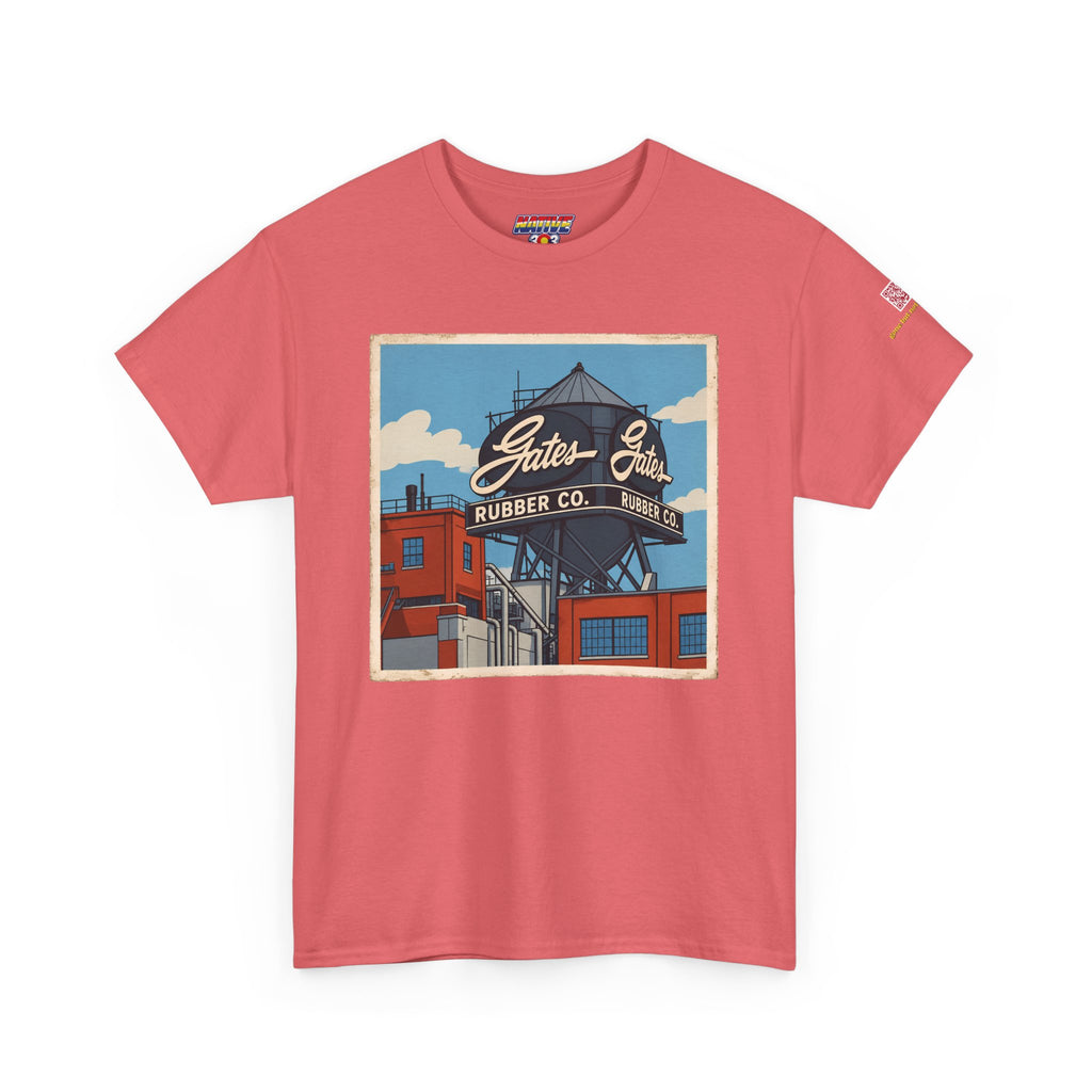 Gates water tower - cartoon style - vintage Denver gear