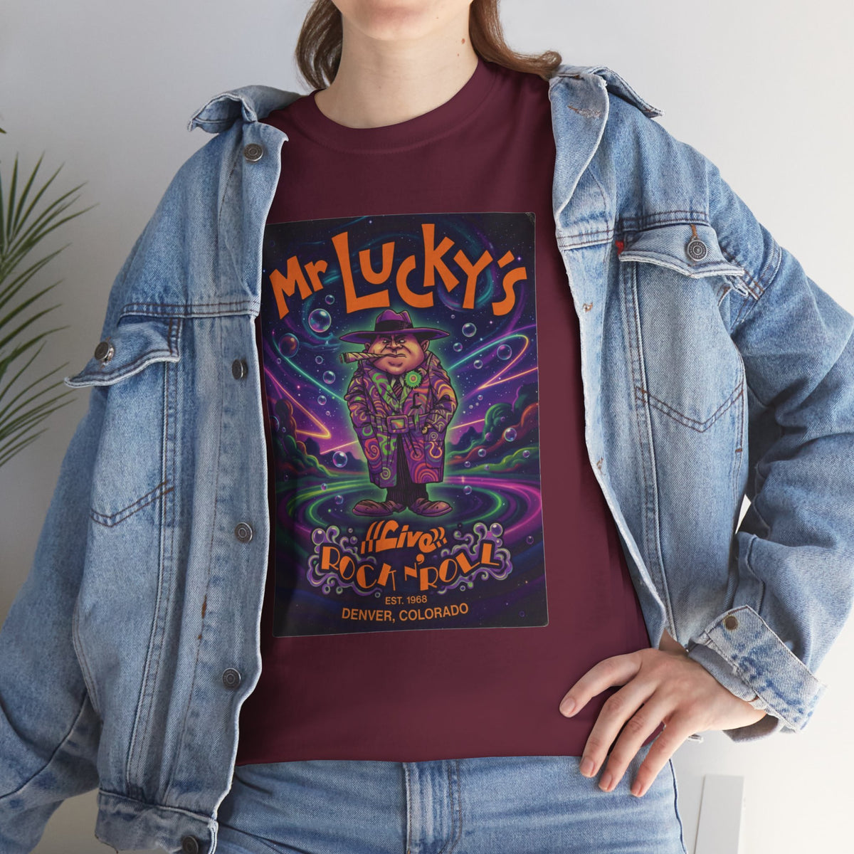 Mr Luckys black light acid trip - vintage Metro Denver gear