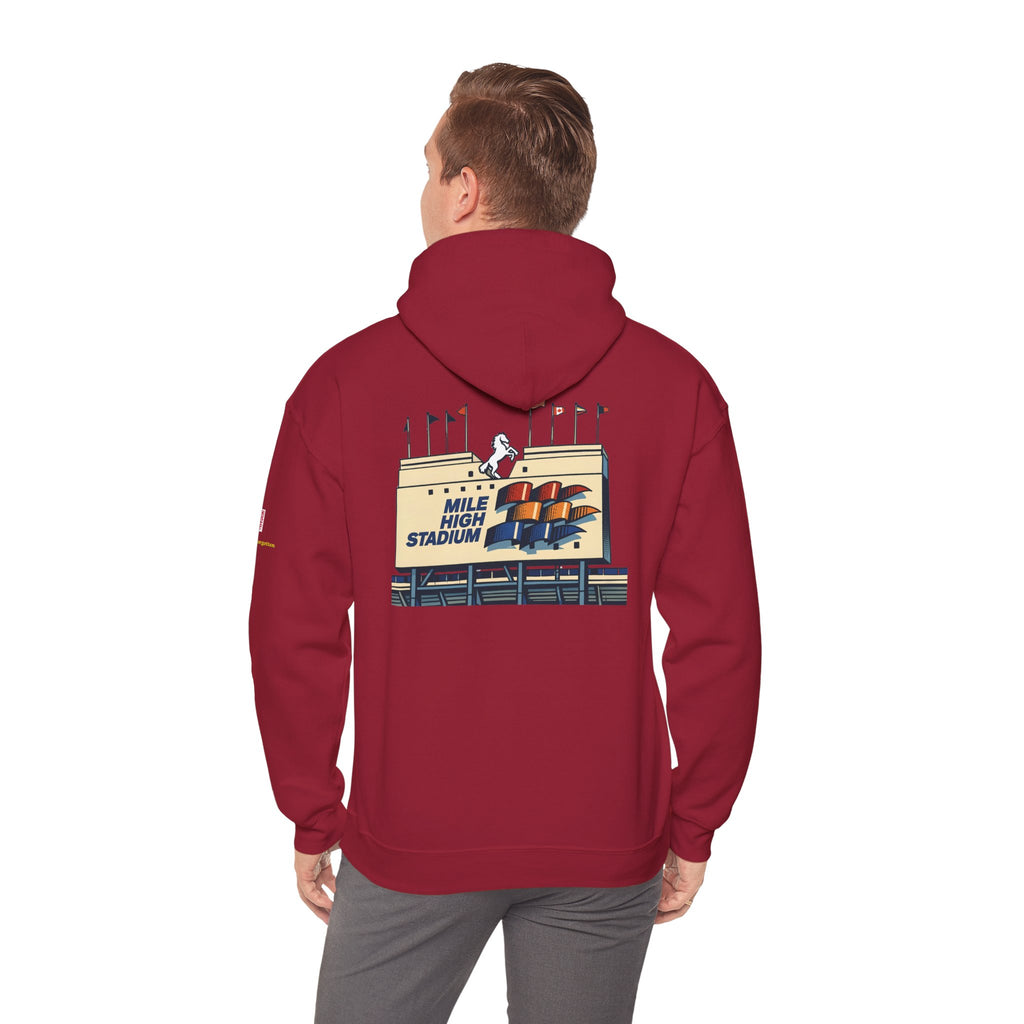 MILE HIGH STADIUM | Unisex Heavy Blend™ Hooded Sweatshirt