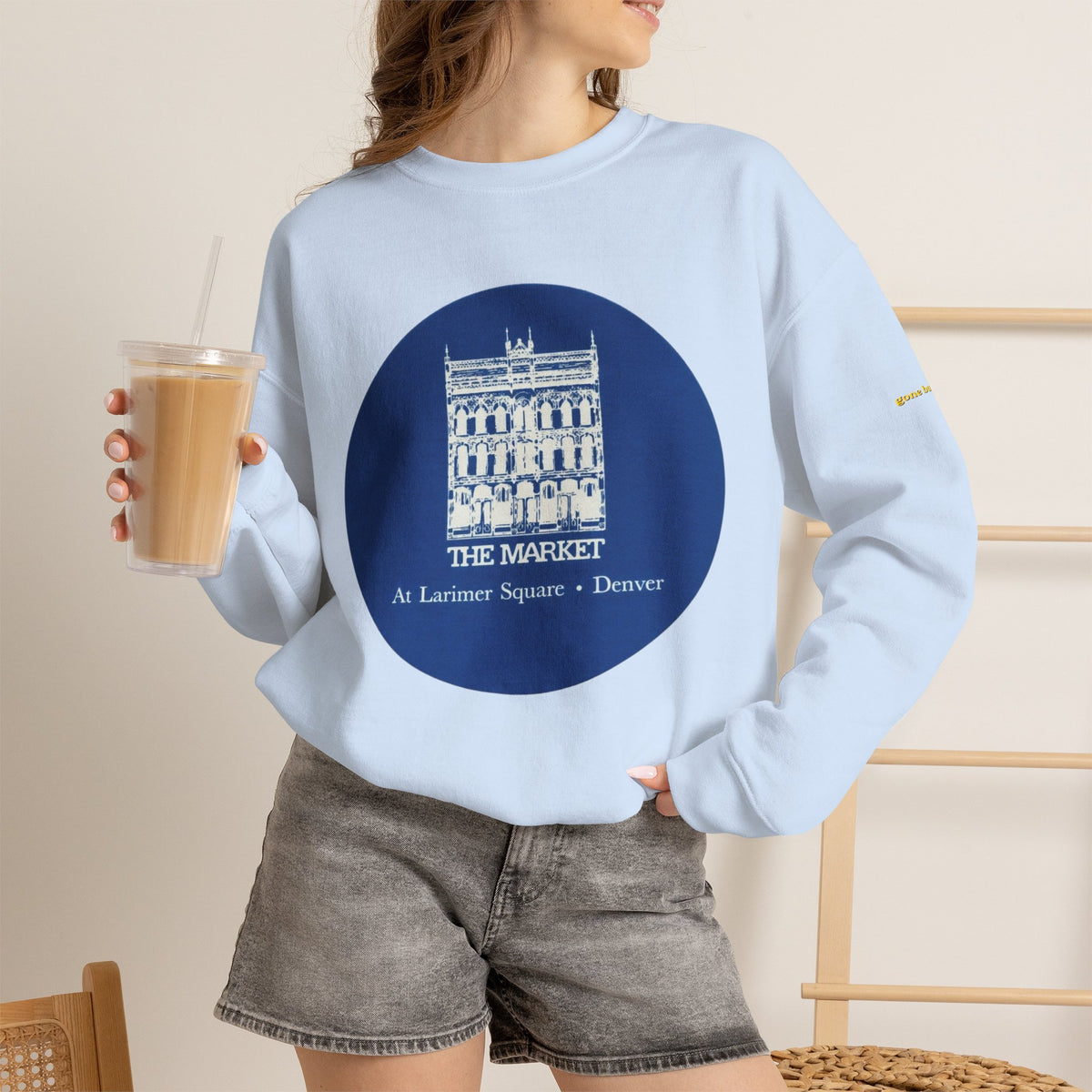 The Market - blue coaster | Native303 Sweatshirt