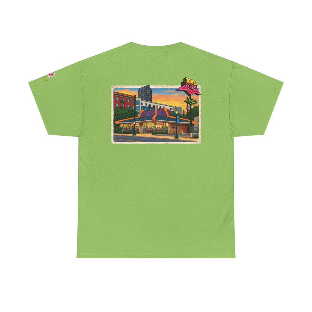 TOM'S DINER cartoon style - vintage Denver gear