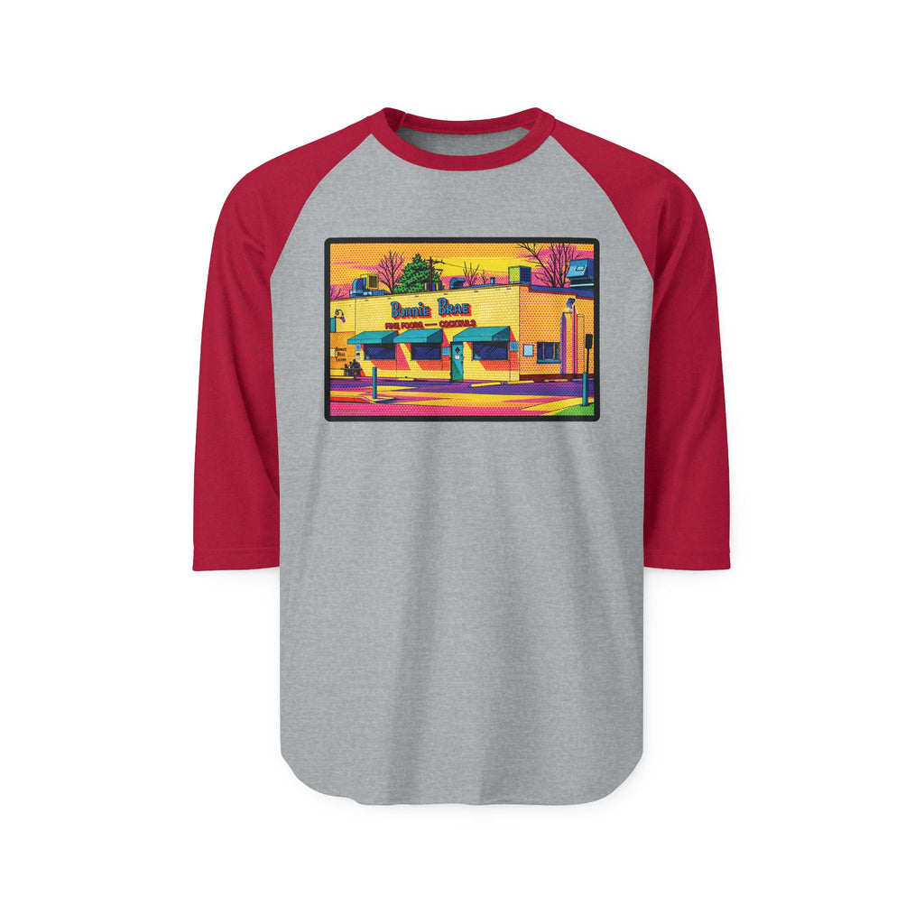 BONNIE BRAE NEON POP ART | Retro Baseball Tee