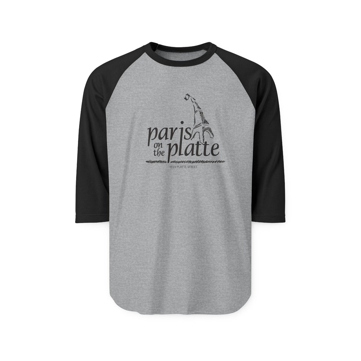 PARIS ON THE PLATTE | Retro Baseball Tee
