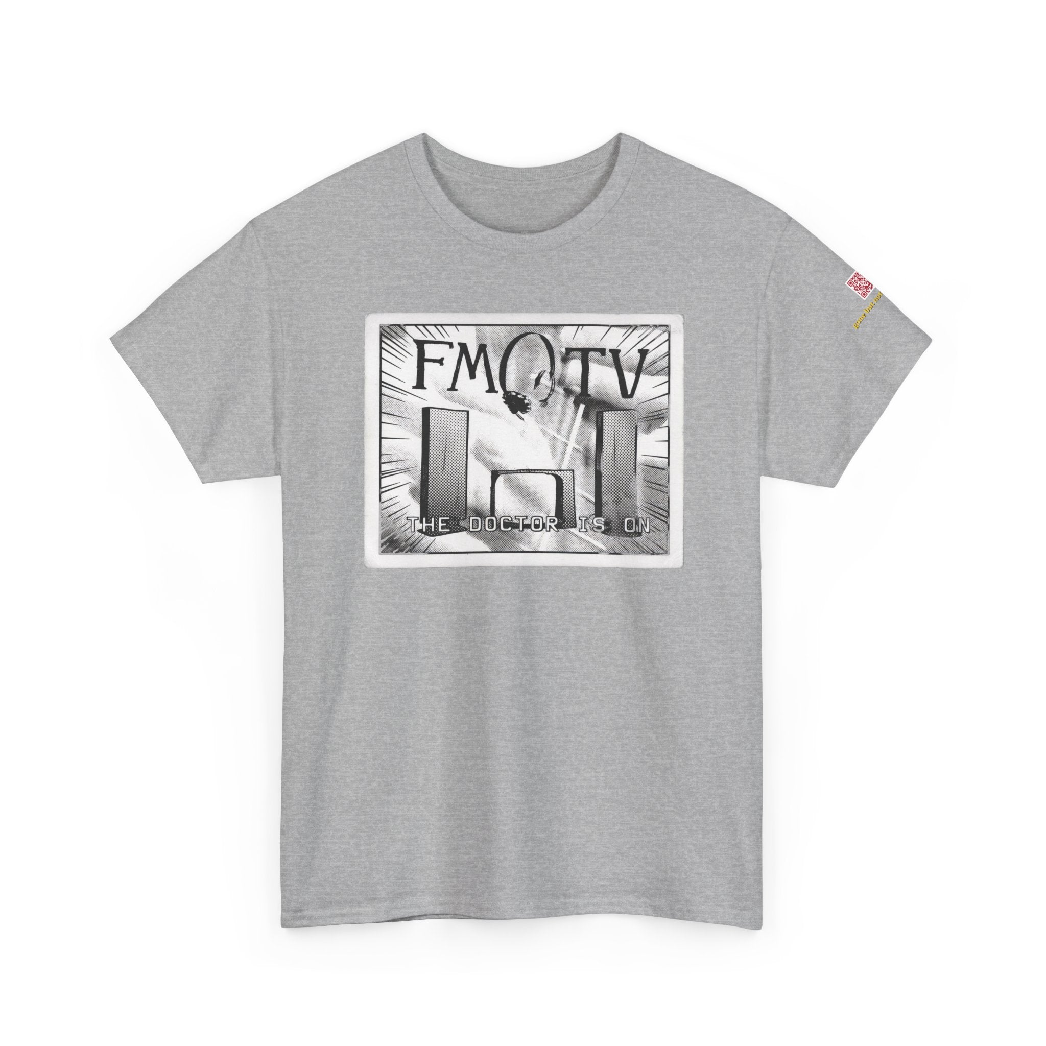 FM/TV (B/W comic style) - vintage Denver gear