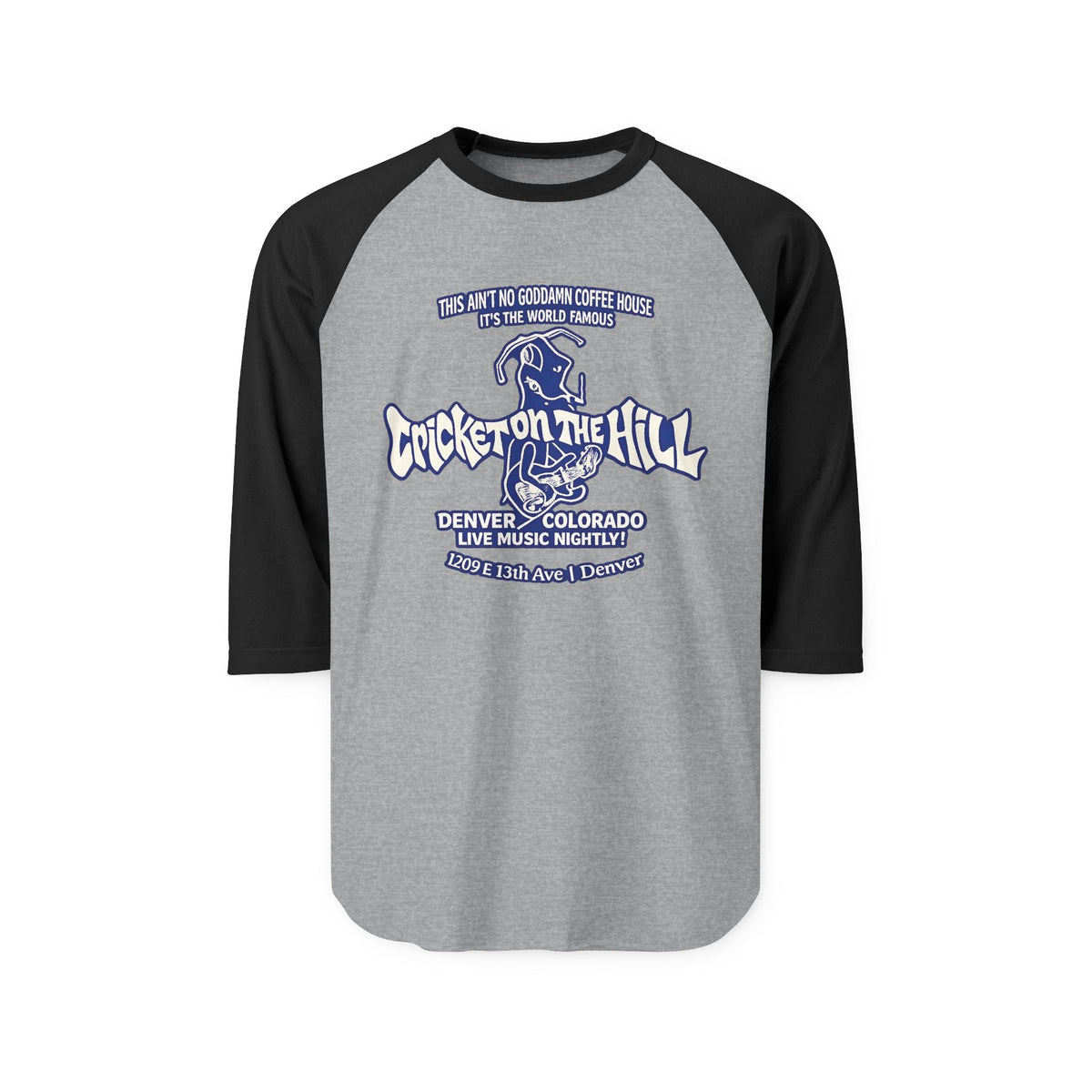 CRICKET ON THE HILL - Baseball Shirt