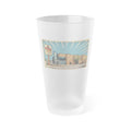 Organ Grinder Frosted Pint Glass 16oz