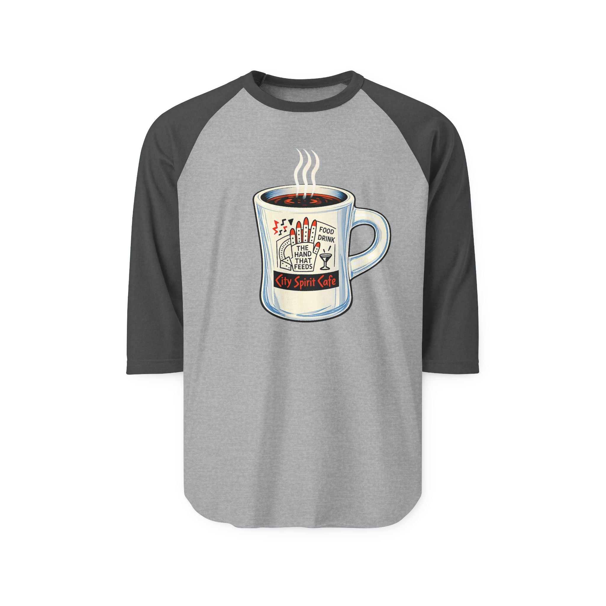 CITY SPIRIT CAFE | Retro Baseball Tee
