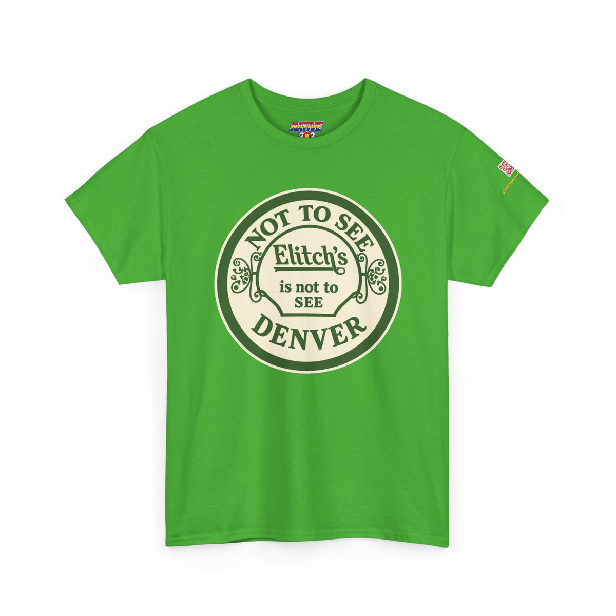 Elitch Gardens GREEN - vintage Denver gear