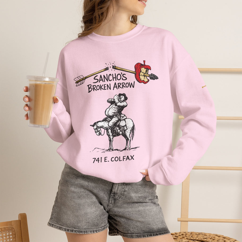Sancho's Broken Arrow logo | Native303 Sweatshirt