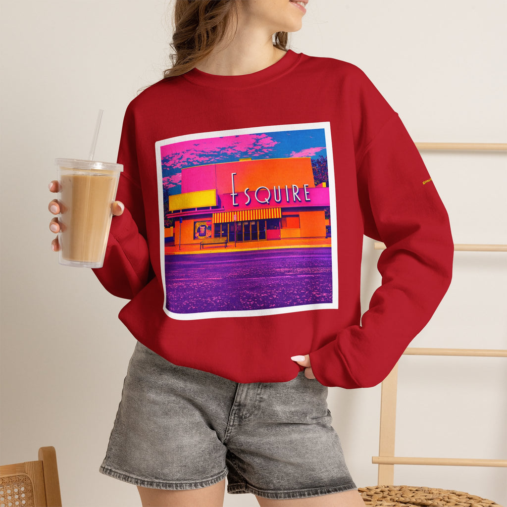 Esquire Theater (pop-art style)| Native303 Sweatshirt