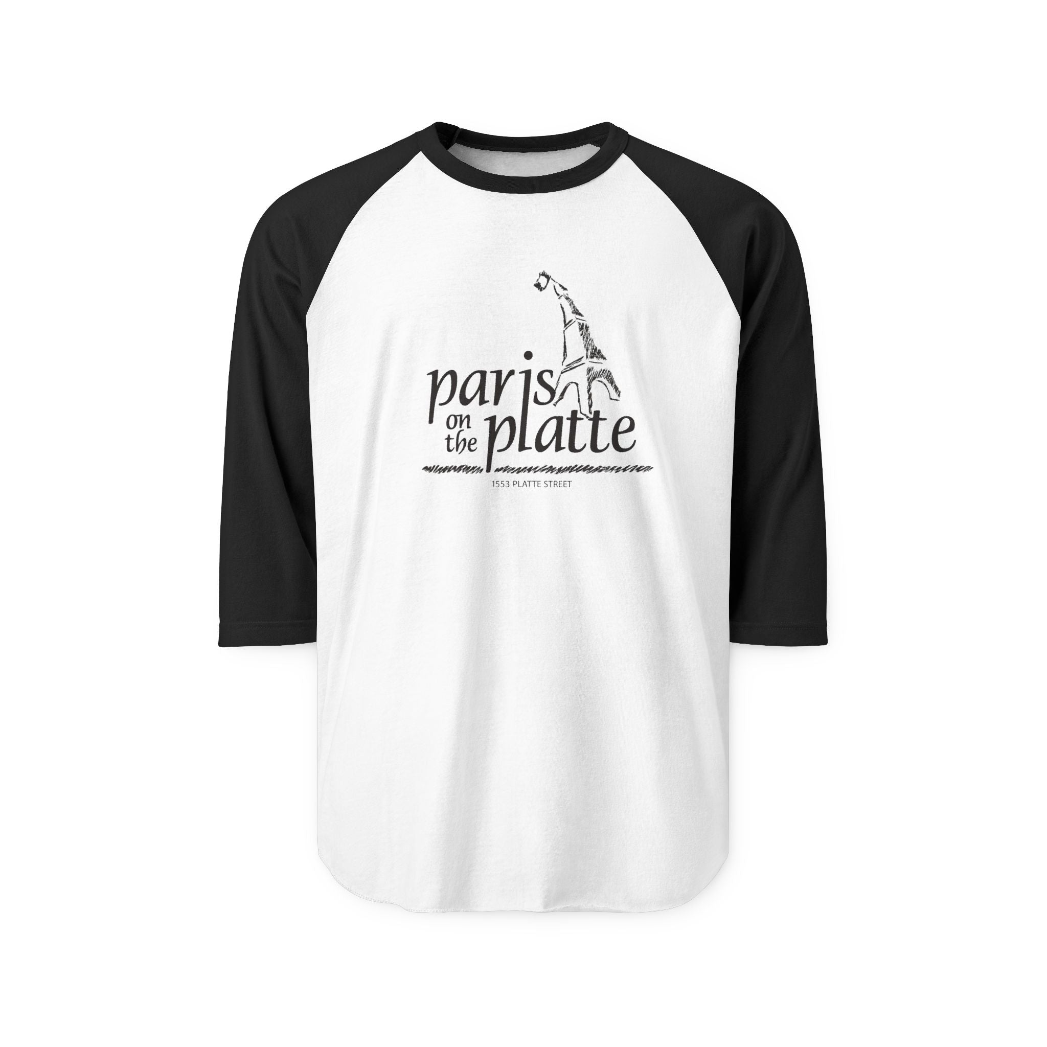 PARIS ON THE PLATTE | Retro Baseball Tee