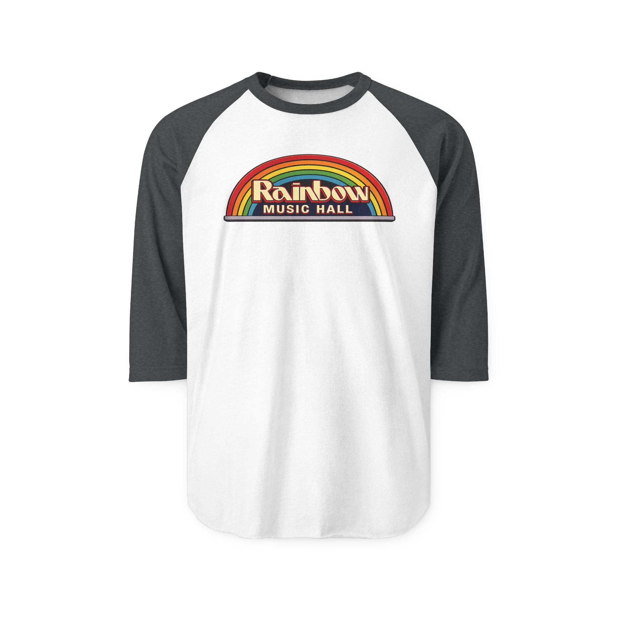 RAINBOW MUSIC HALL | Retro Baseball Tee